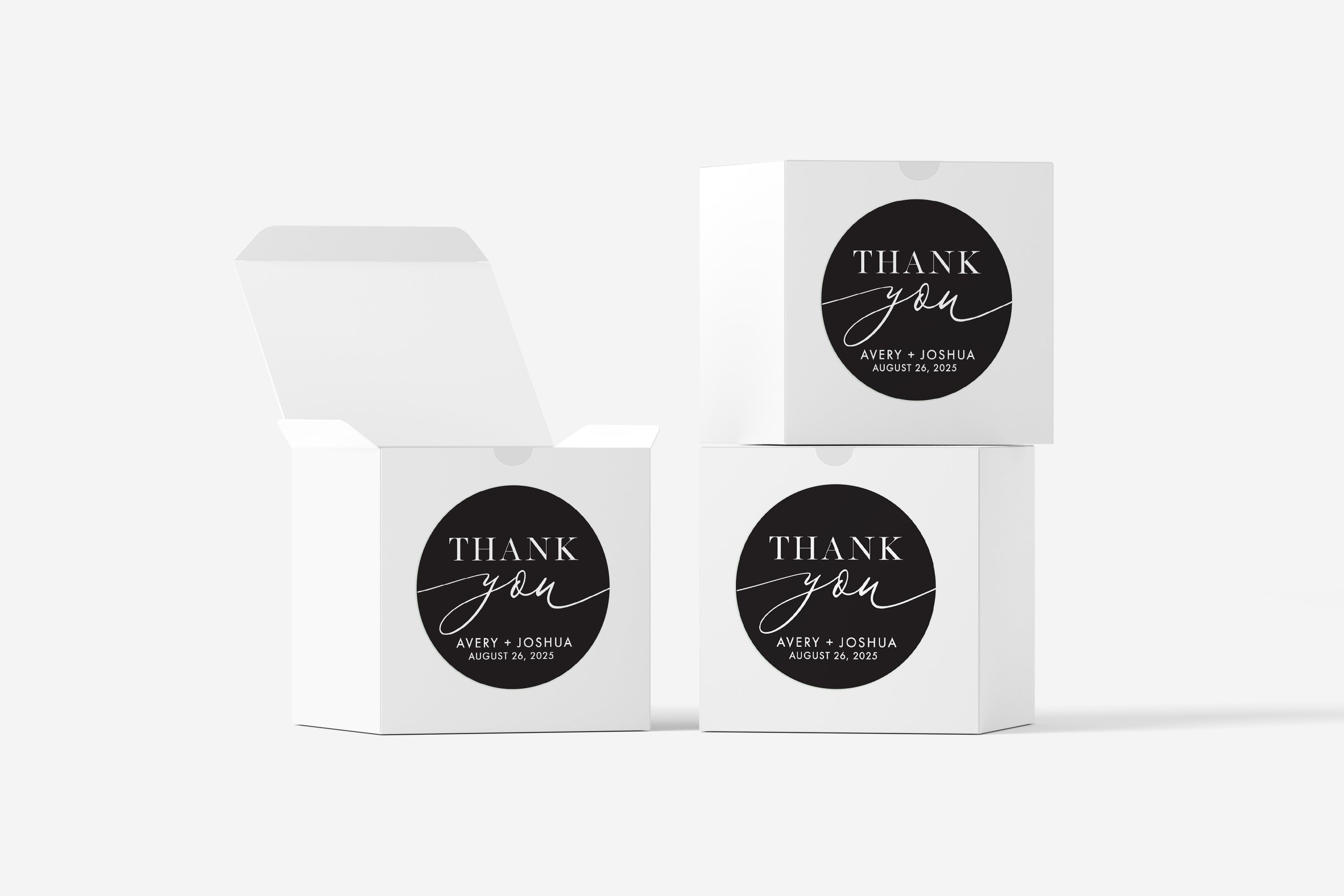 Favor Boxes – Thank You
