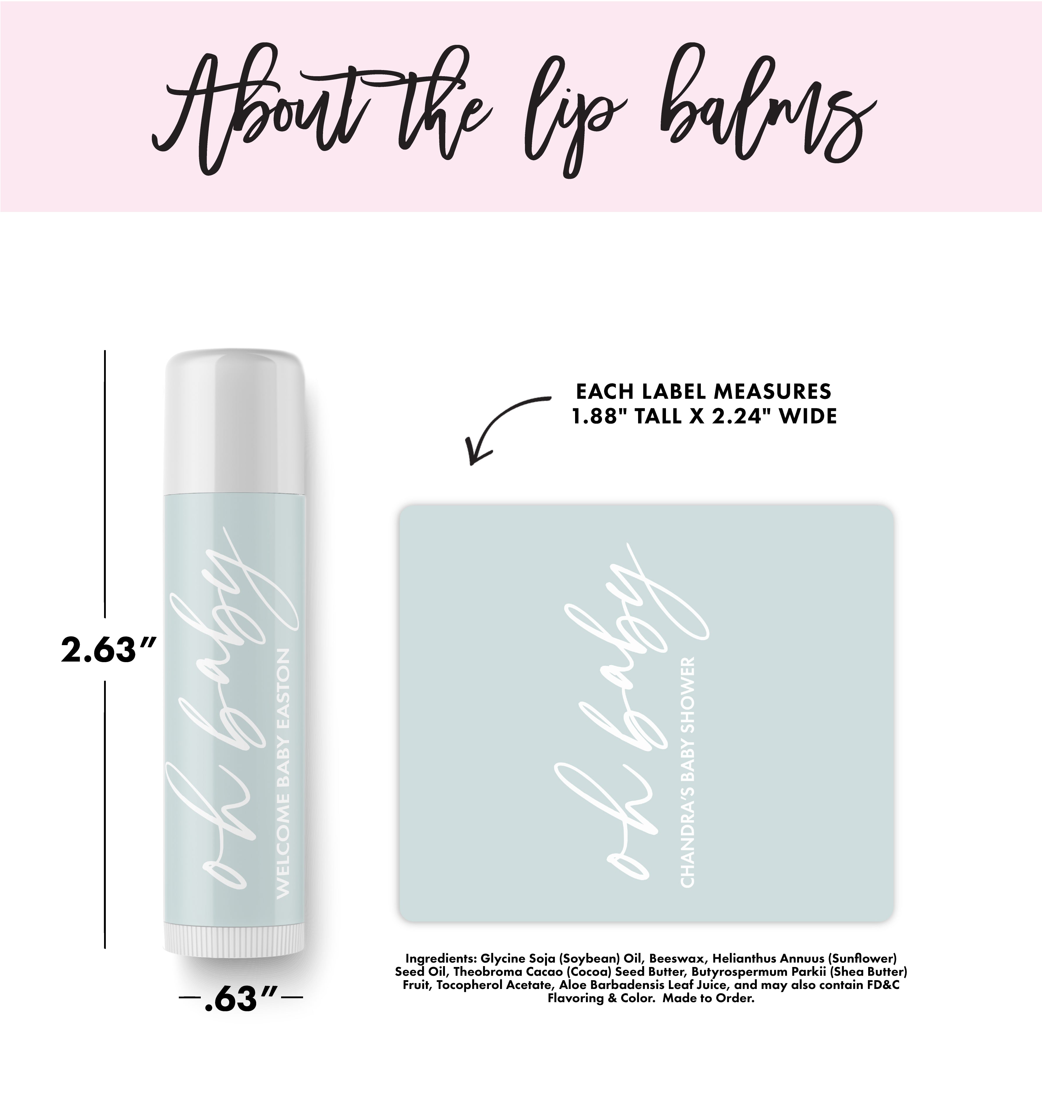 Lip Balm – Oh Baby