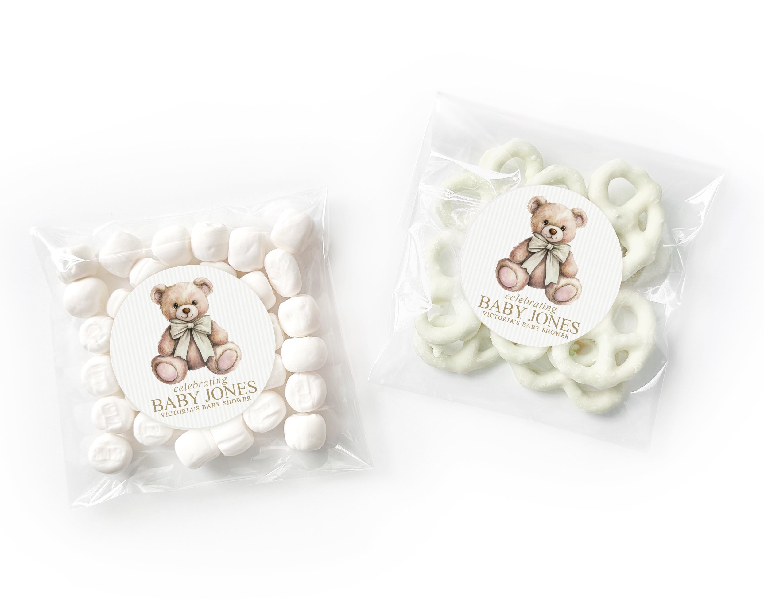 Favor Bags – Elegant Bear Beige