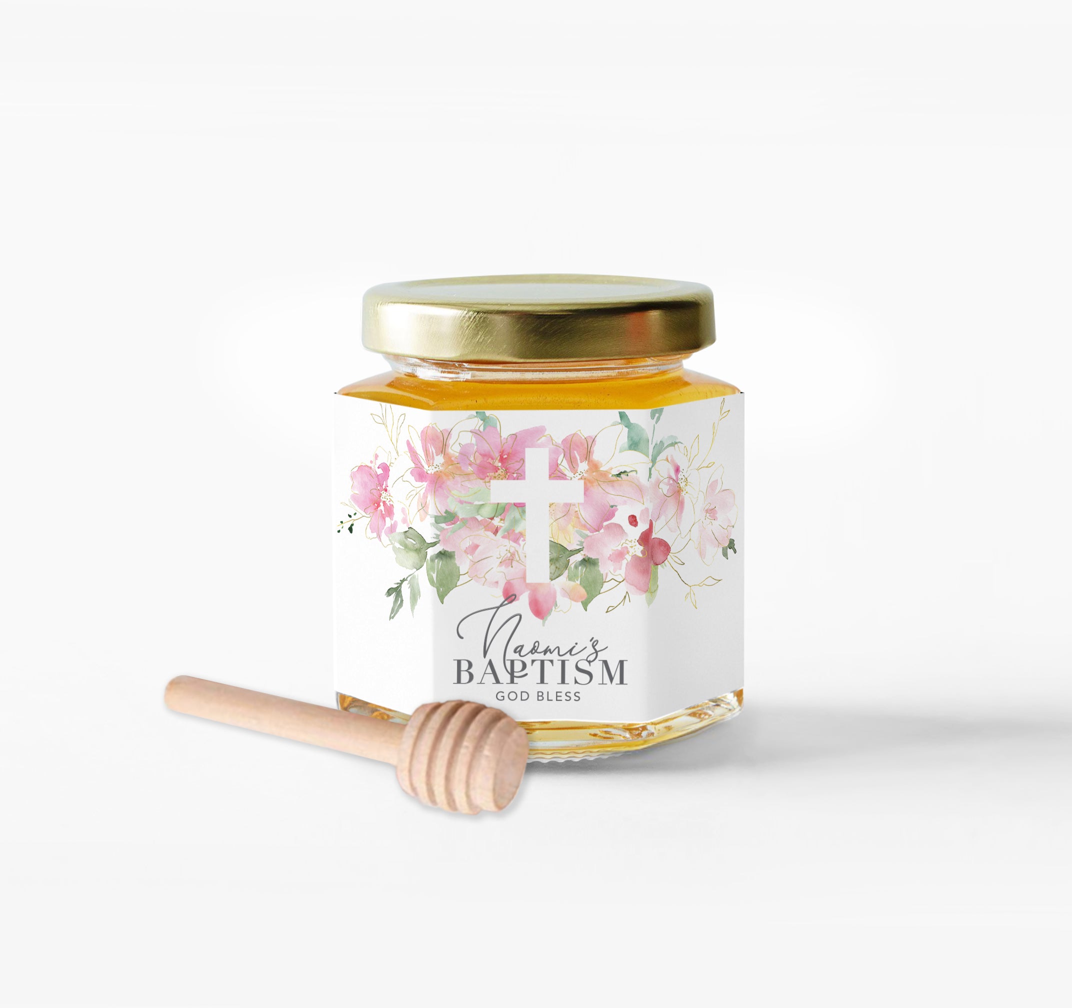 Honey - Pink Floral Baptism