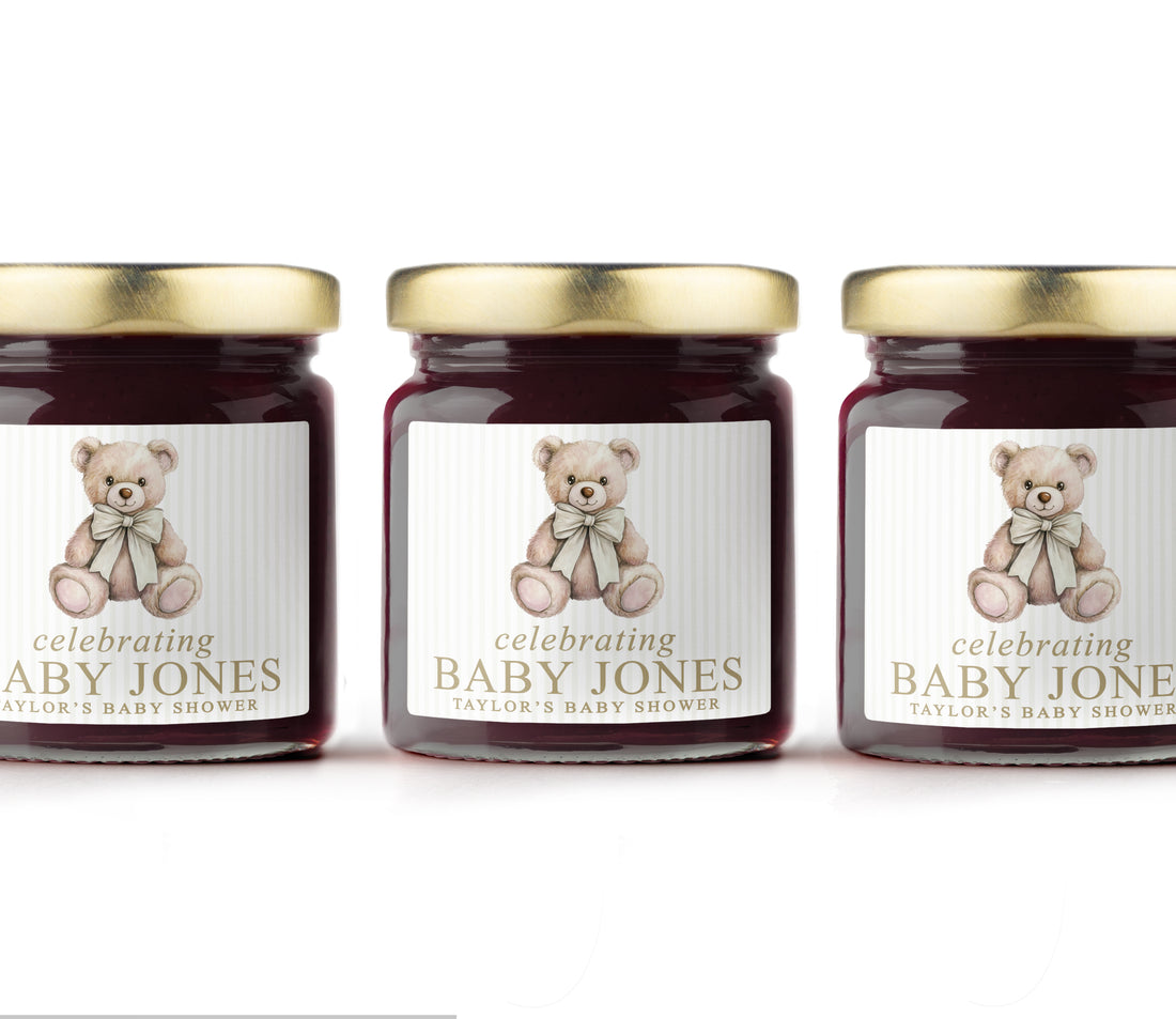 Blueberry Jam - Elegant Bear - Beige
