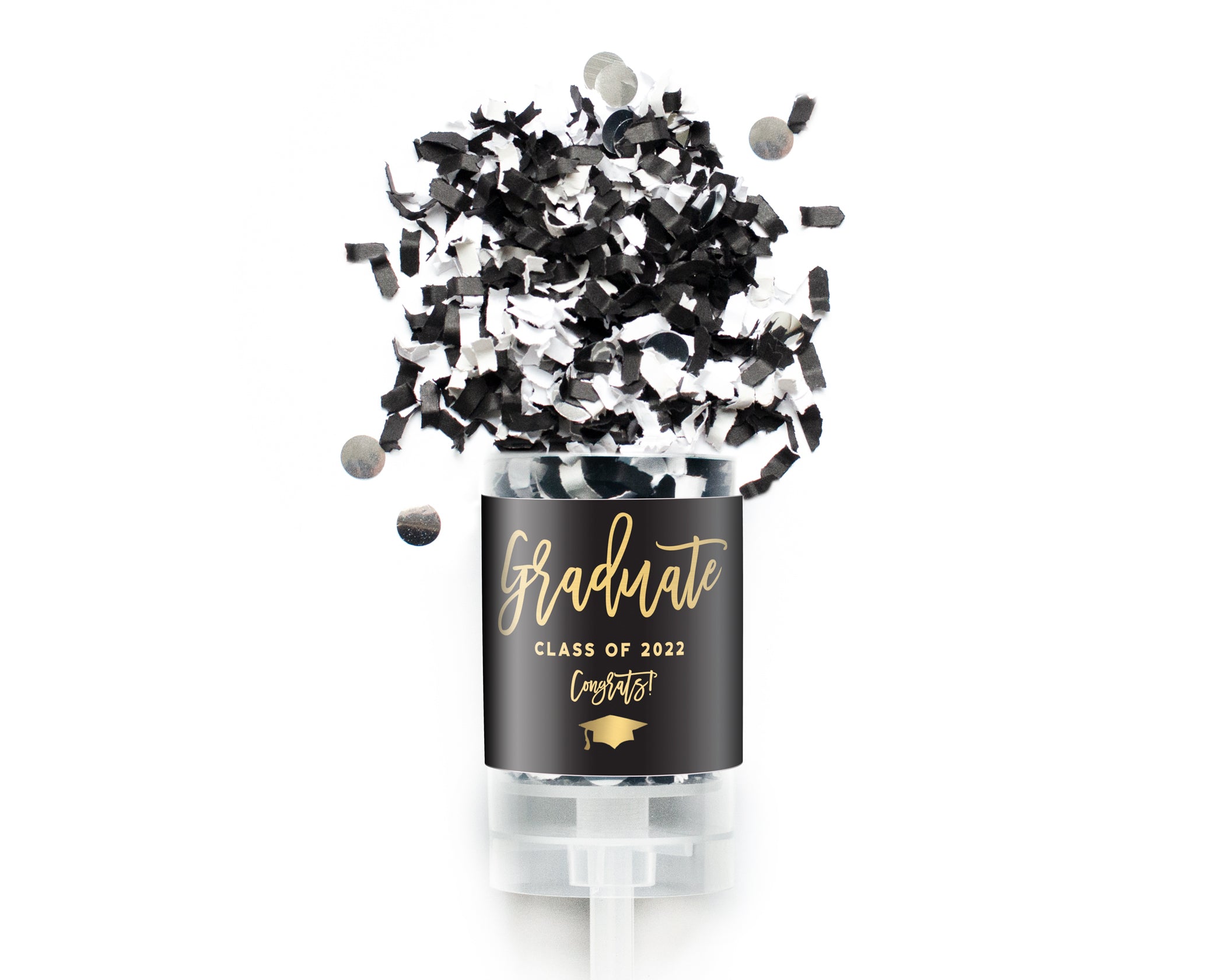 Confetti Poppers – Graduation Gold Glam