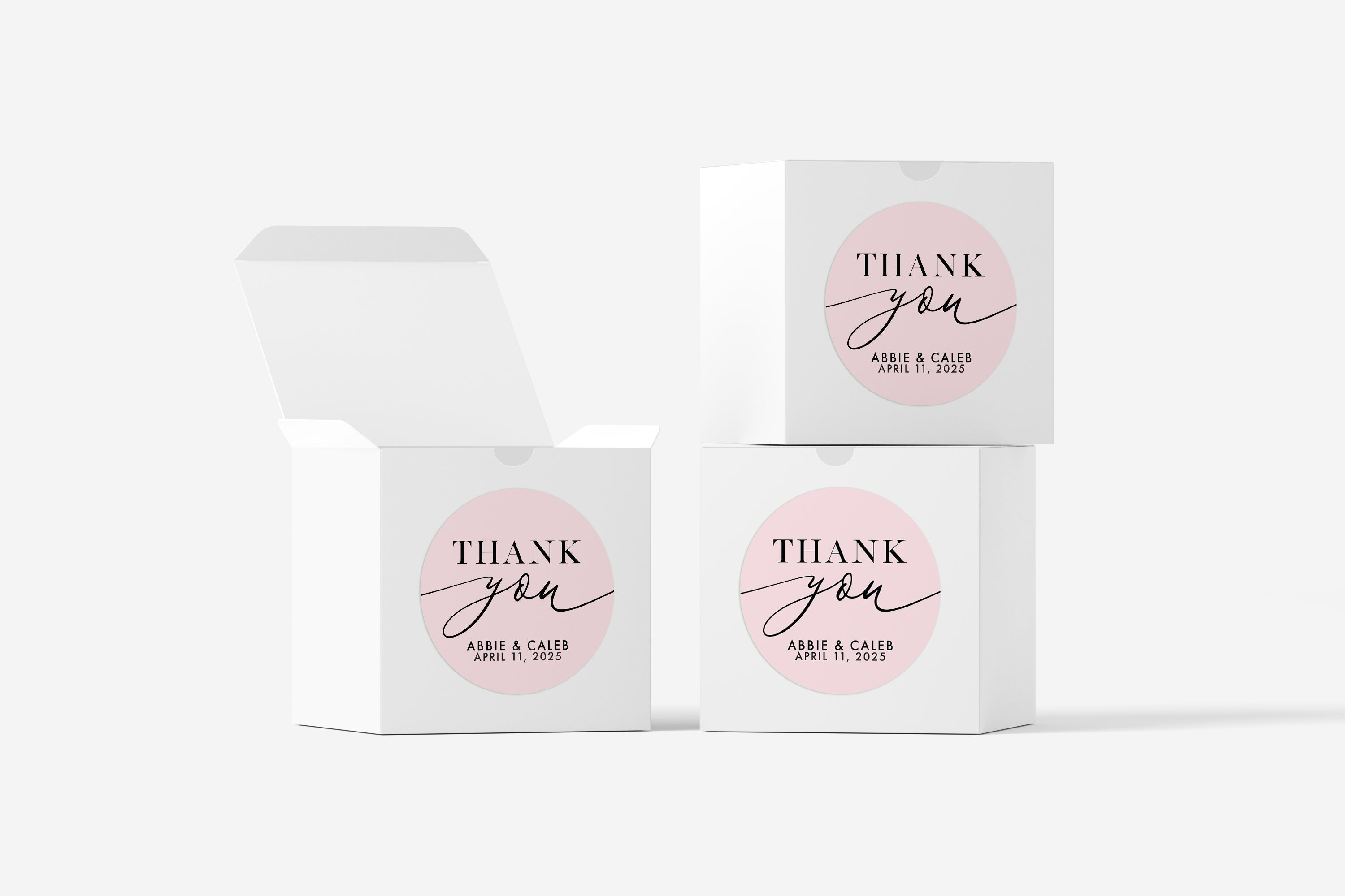 Favor Boxes – Thank You