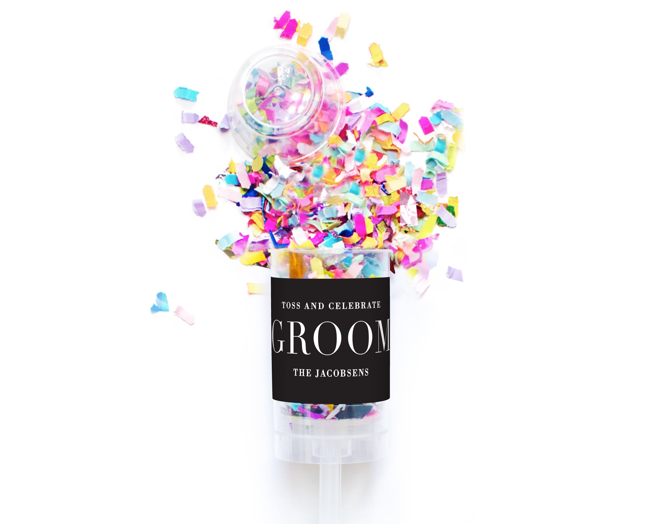 Confetti Poppers – Bride & Groom