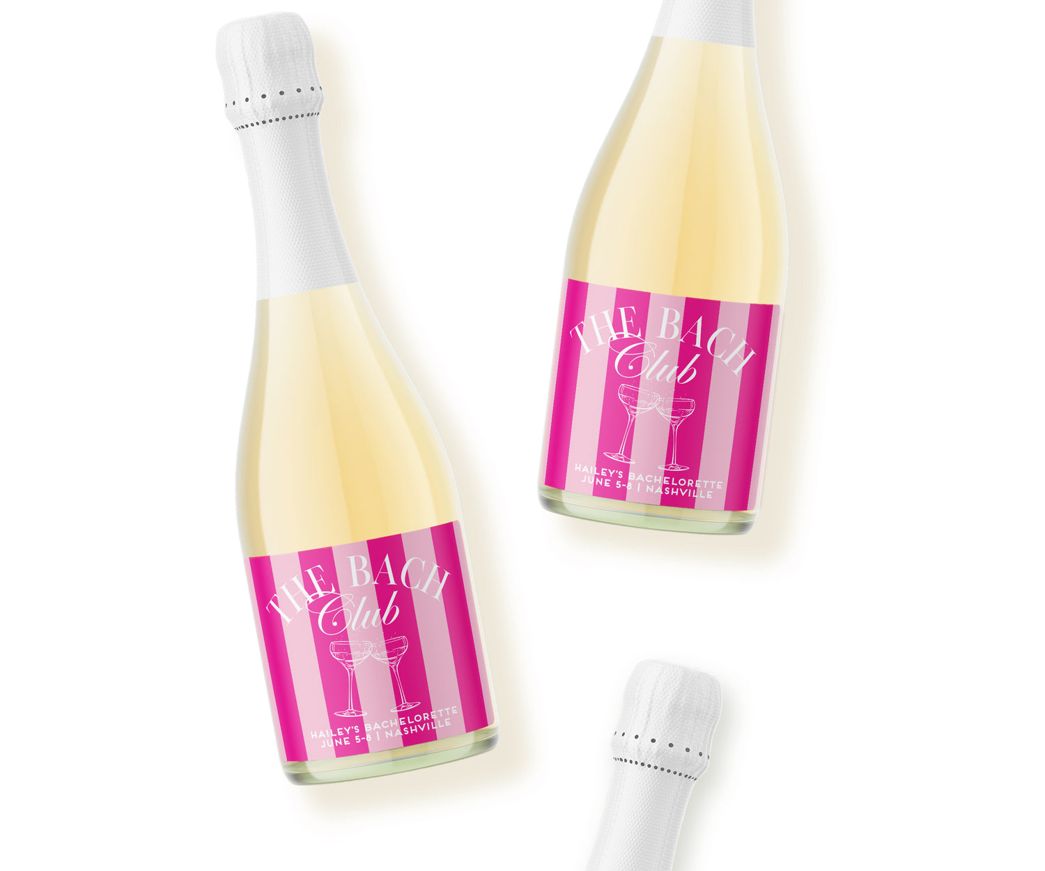 Champagne Labels – Bach Club Pink