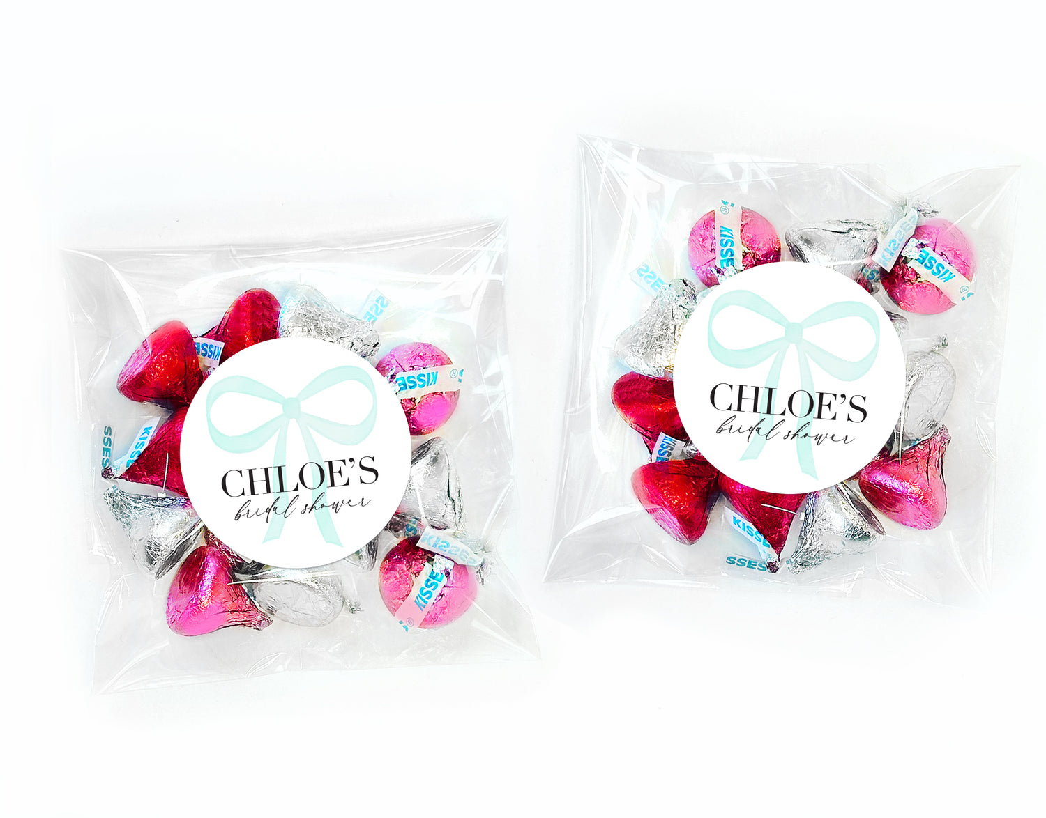 Labels – Bridal Shower Stickers - Bow