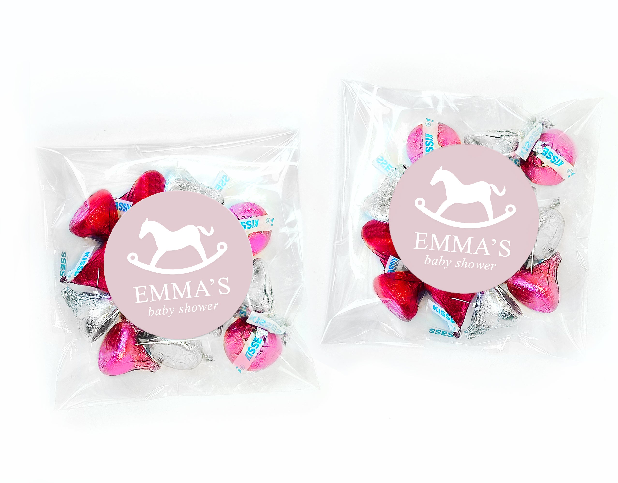 Favor Bags – Rocking Horse – Pink