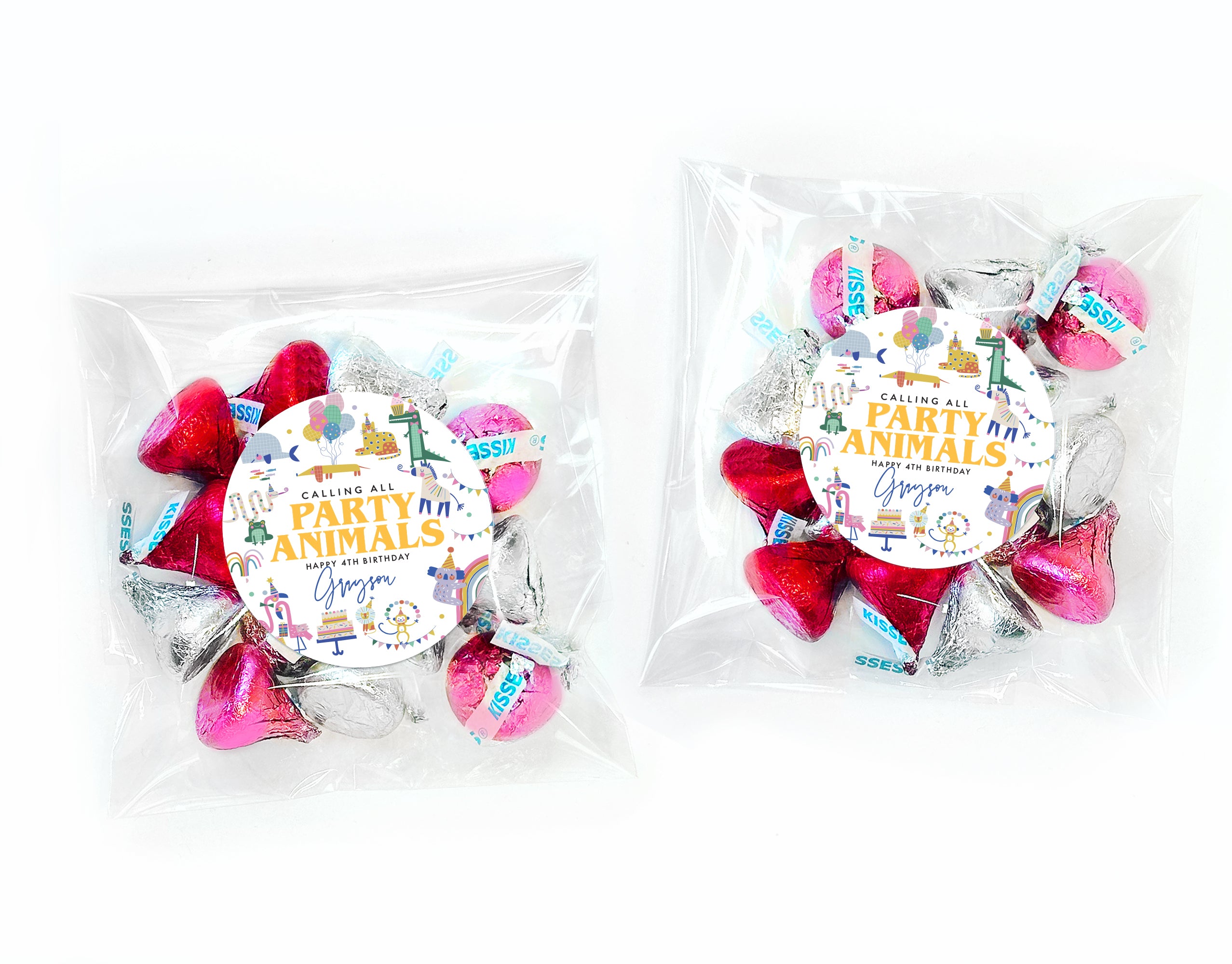 Favor Bags – Party Animals