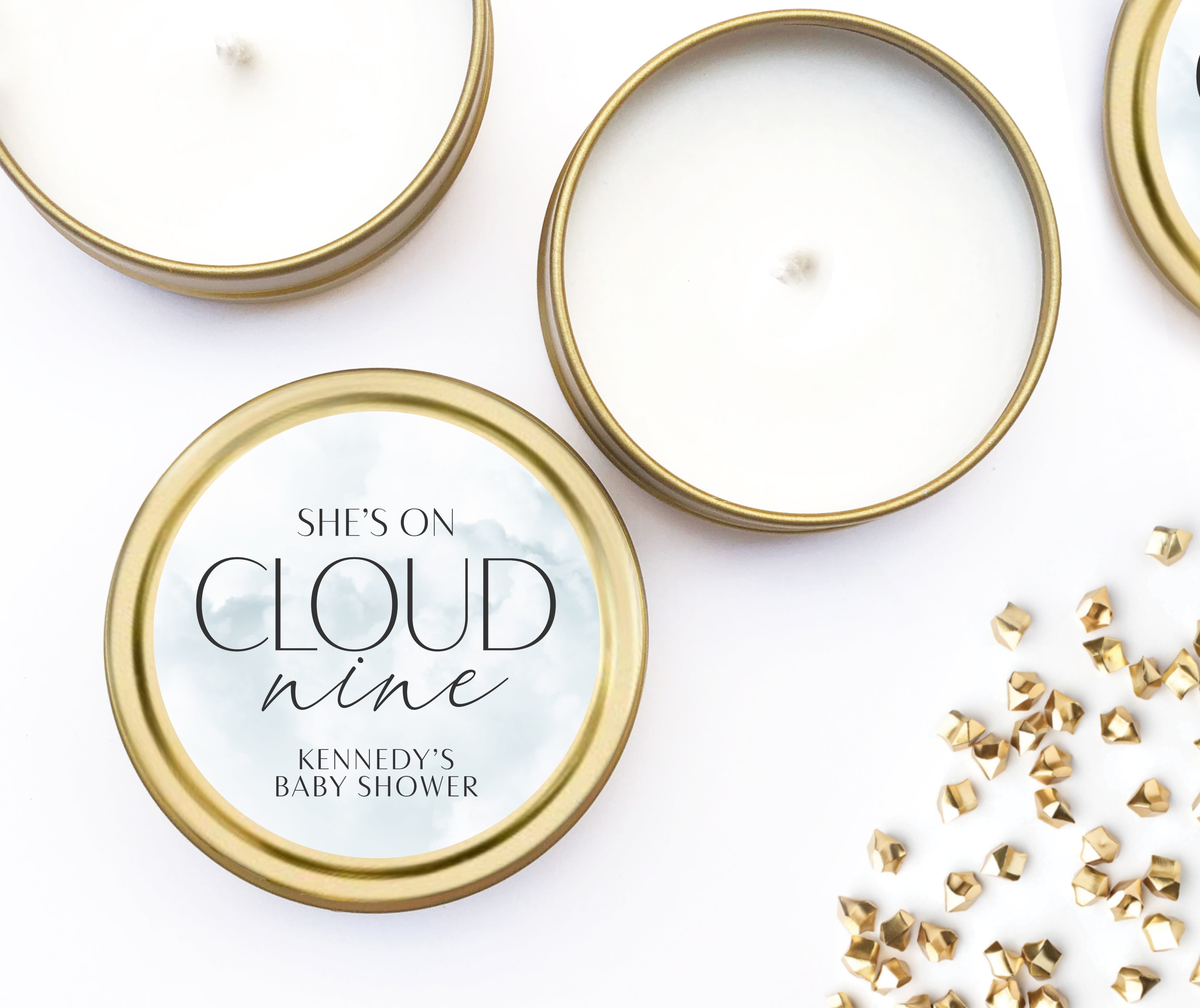 Candles – On Cloud Nine – Baby Shower