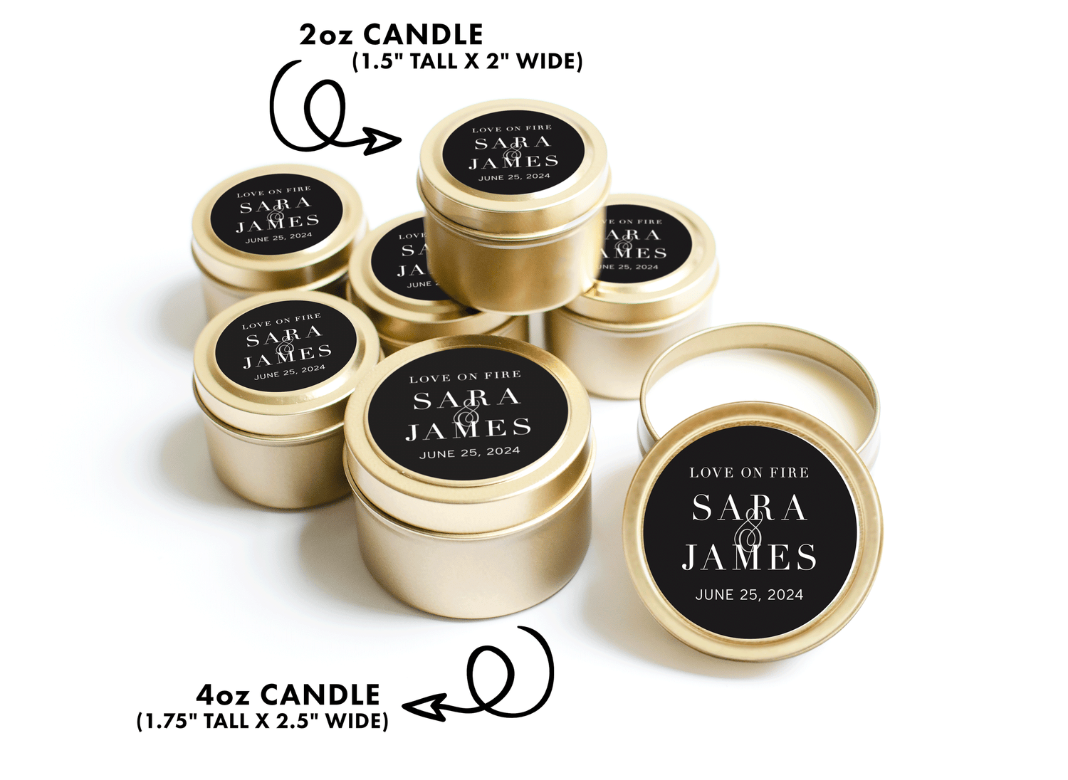 Candles – First Names