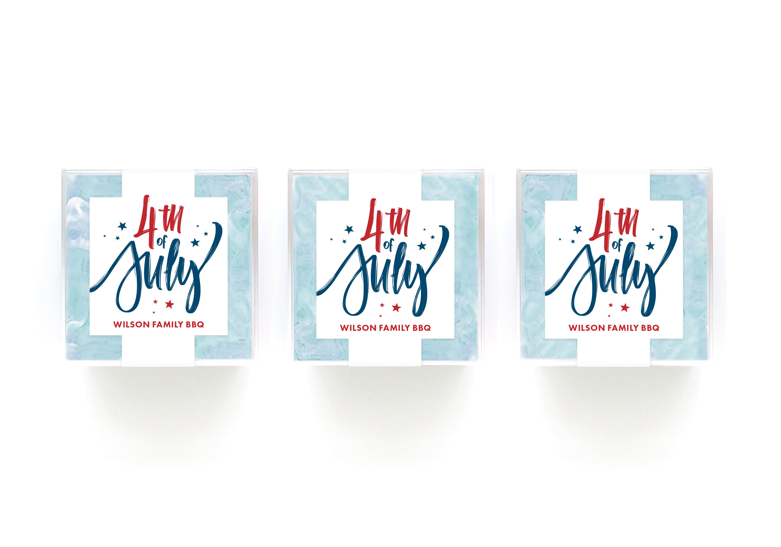 Clear Cubes – 4th of July