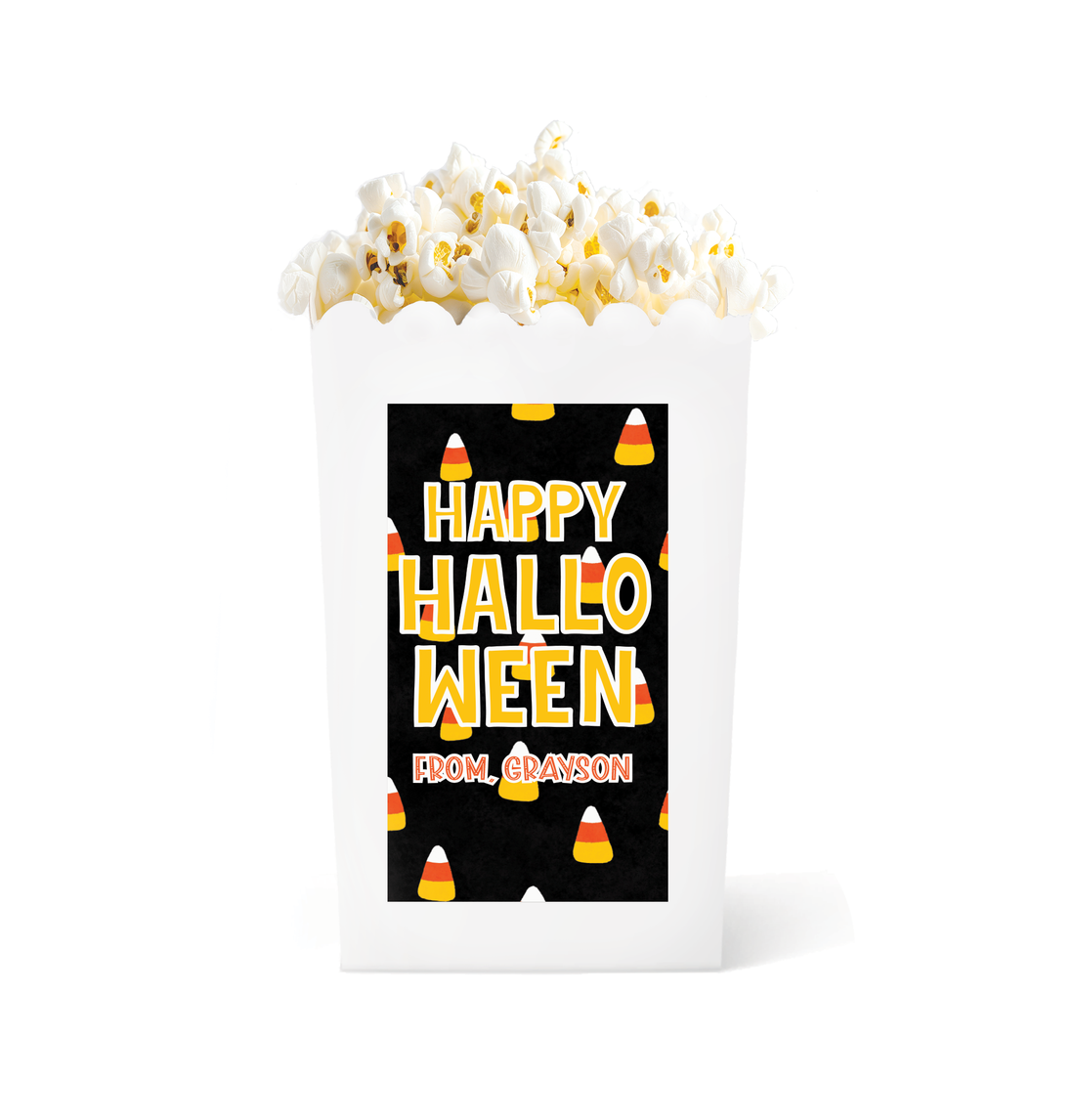 Popcorn Box – Halloween Candy Corn