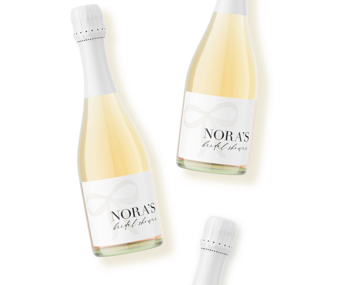 Champagne Labels – Bridal Bow