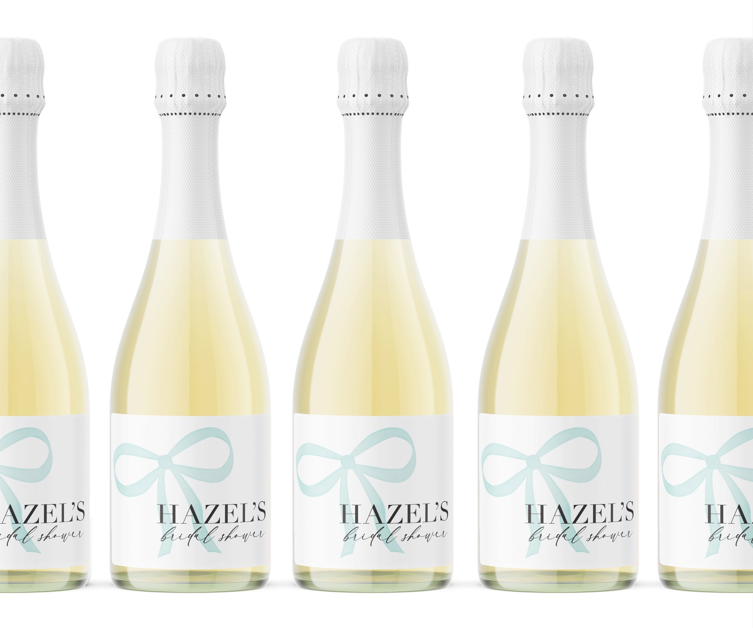 Champagne Labels – Bridal Bow