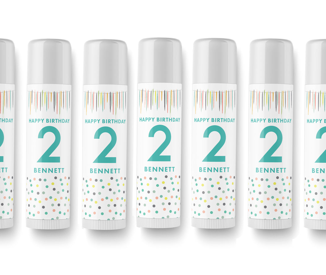 Lip Balm – Birthday Teal Number