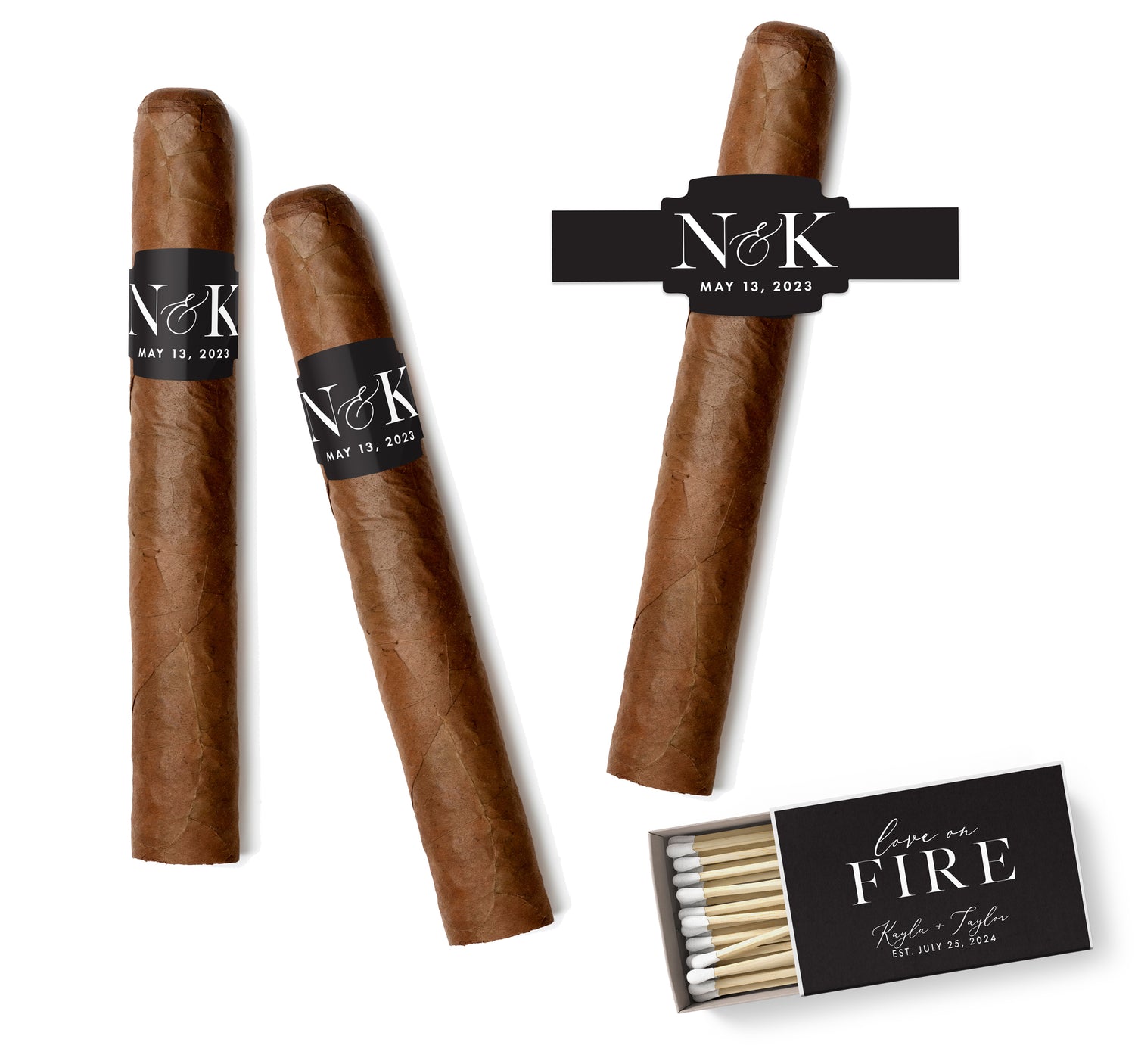 Cigar Labels – Initials