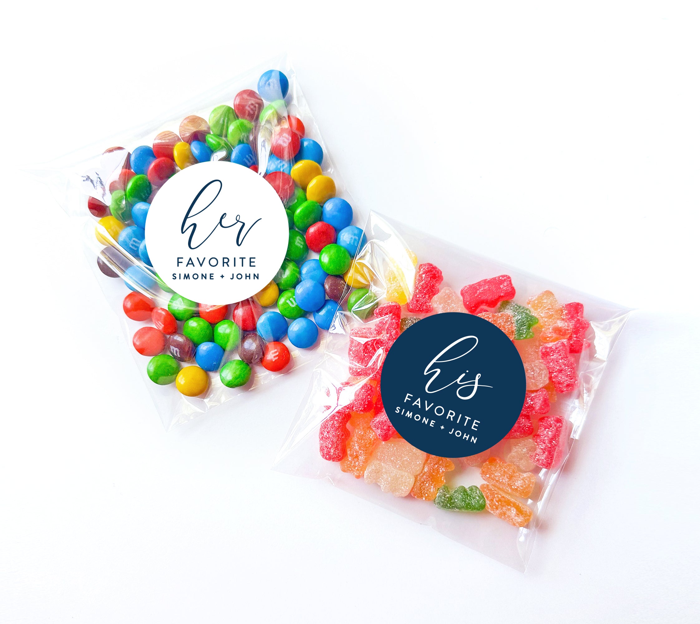 Favor Bags – His & Hers