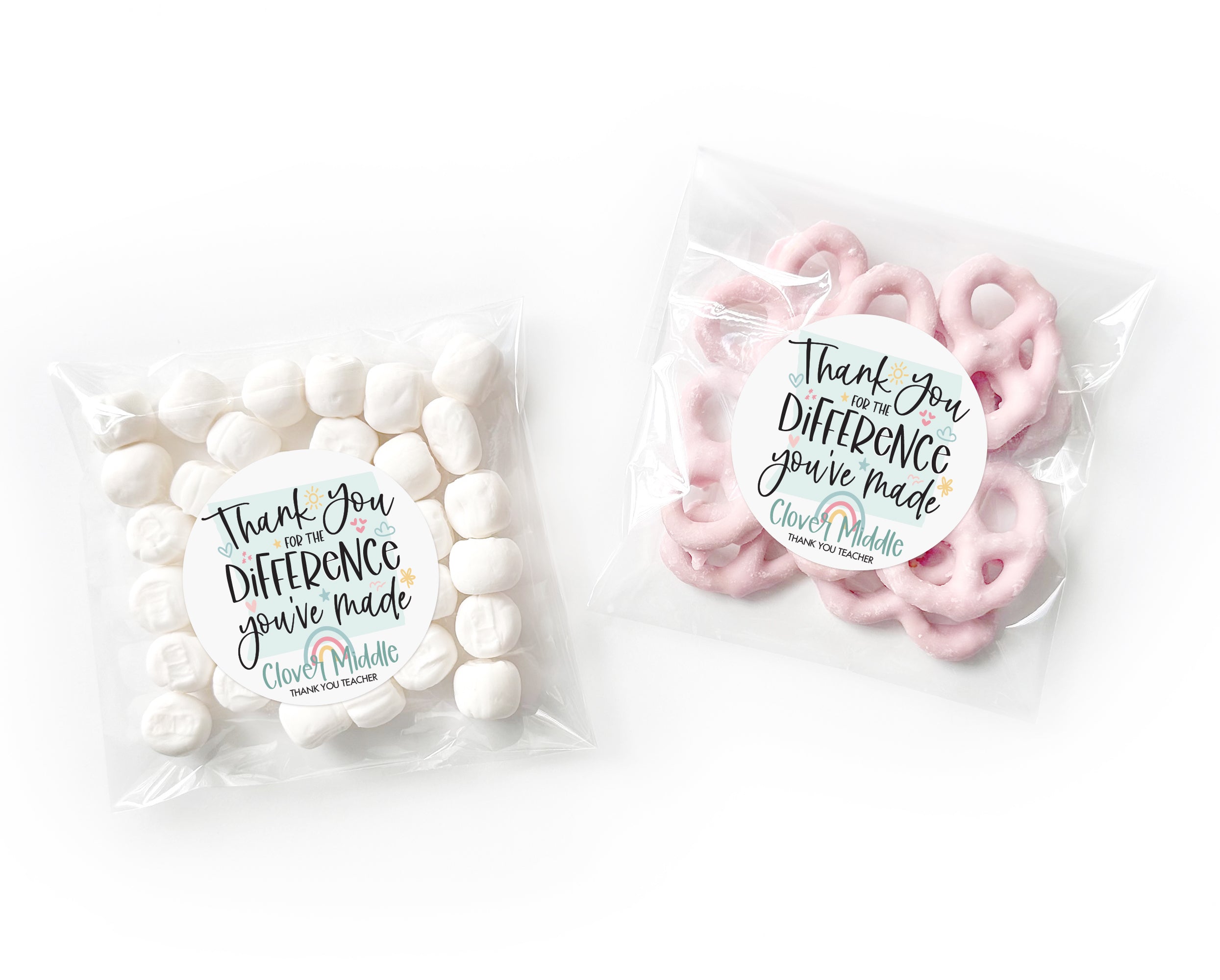 Favor Bags – Thank You Teacher Difference