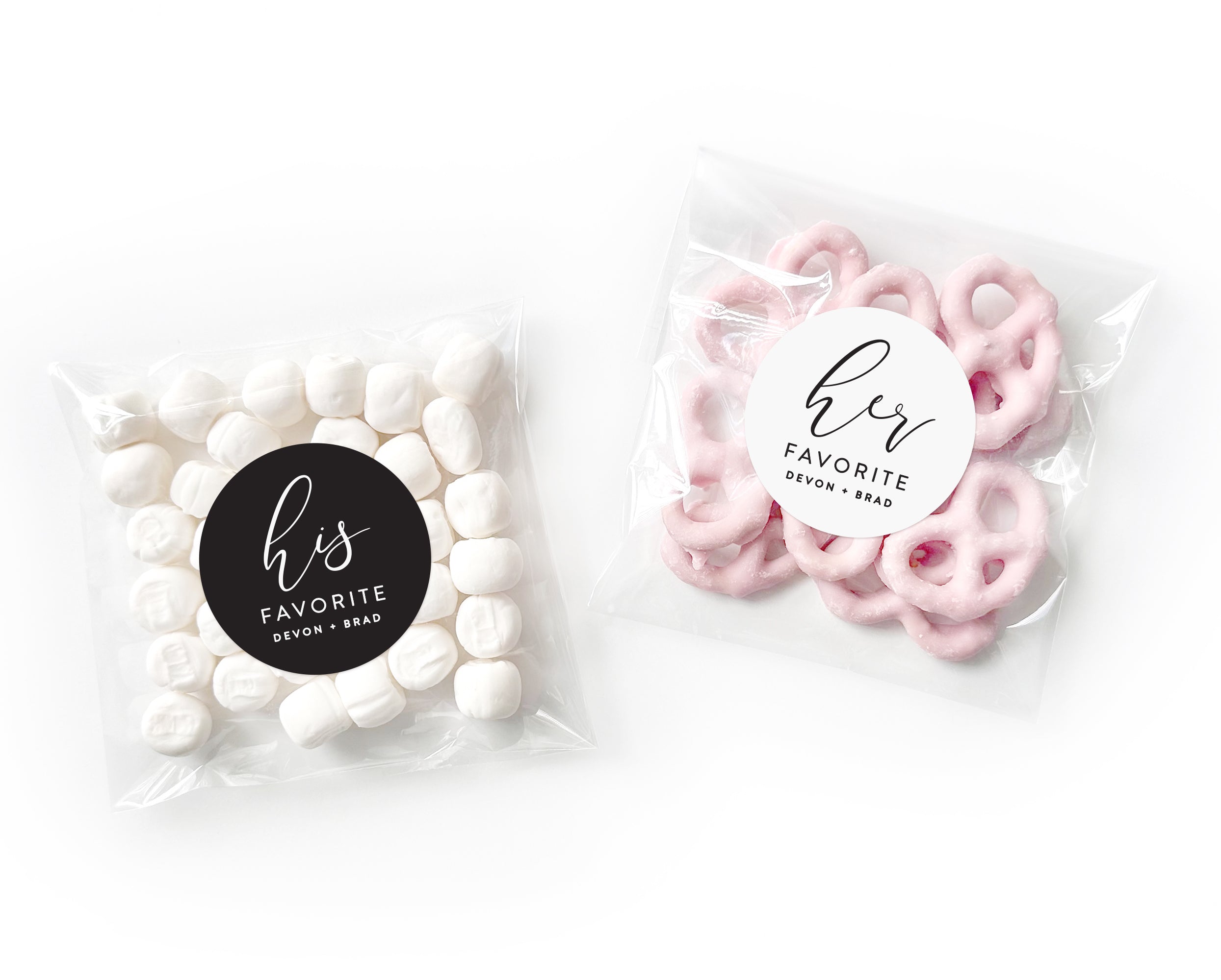 Favor Bags – His Hers Ours