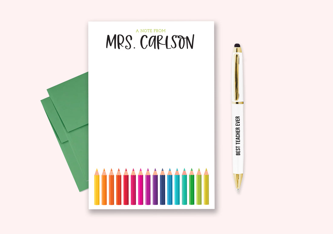 Notepads – Teacher Color Pencils