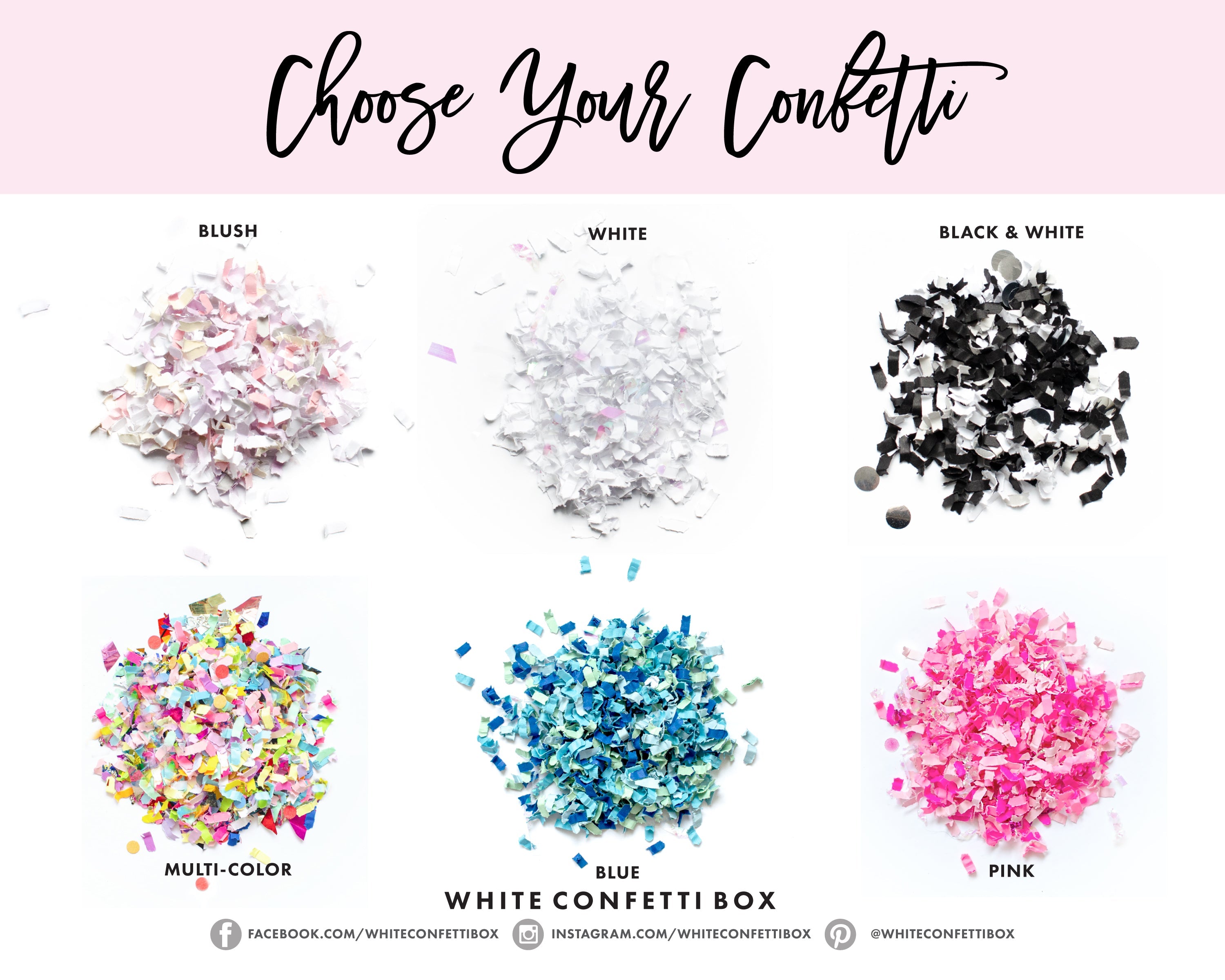 Confetti Poppers – Add Your Own Logo