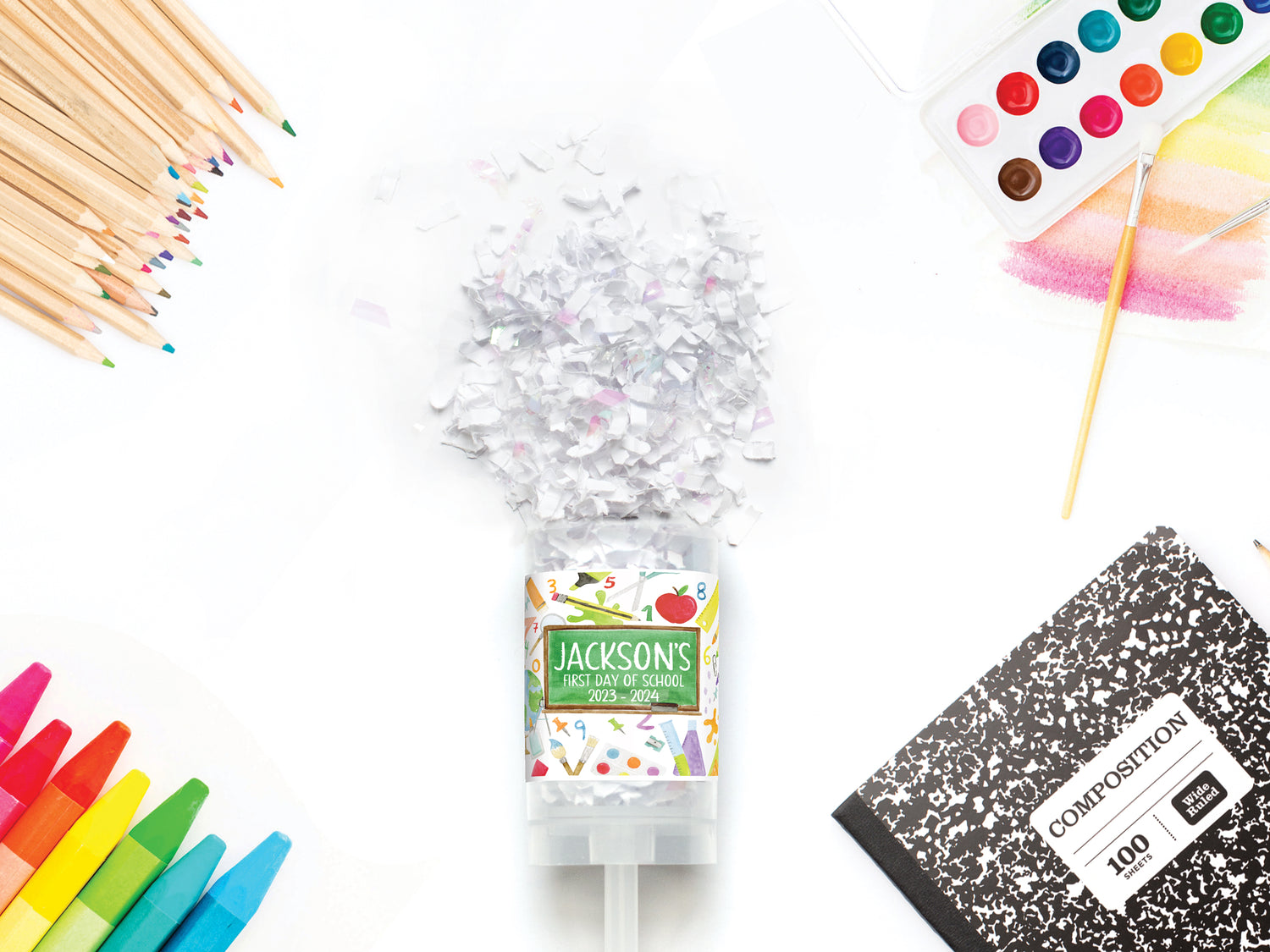 Confetti Poppers – First Day Of School