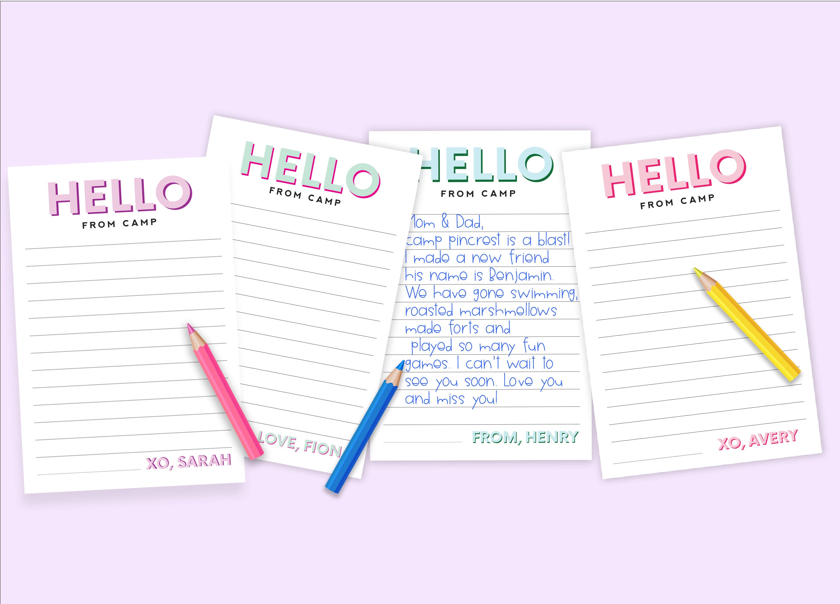 Notepads – Hello From Camp