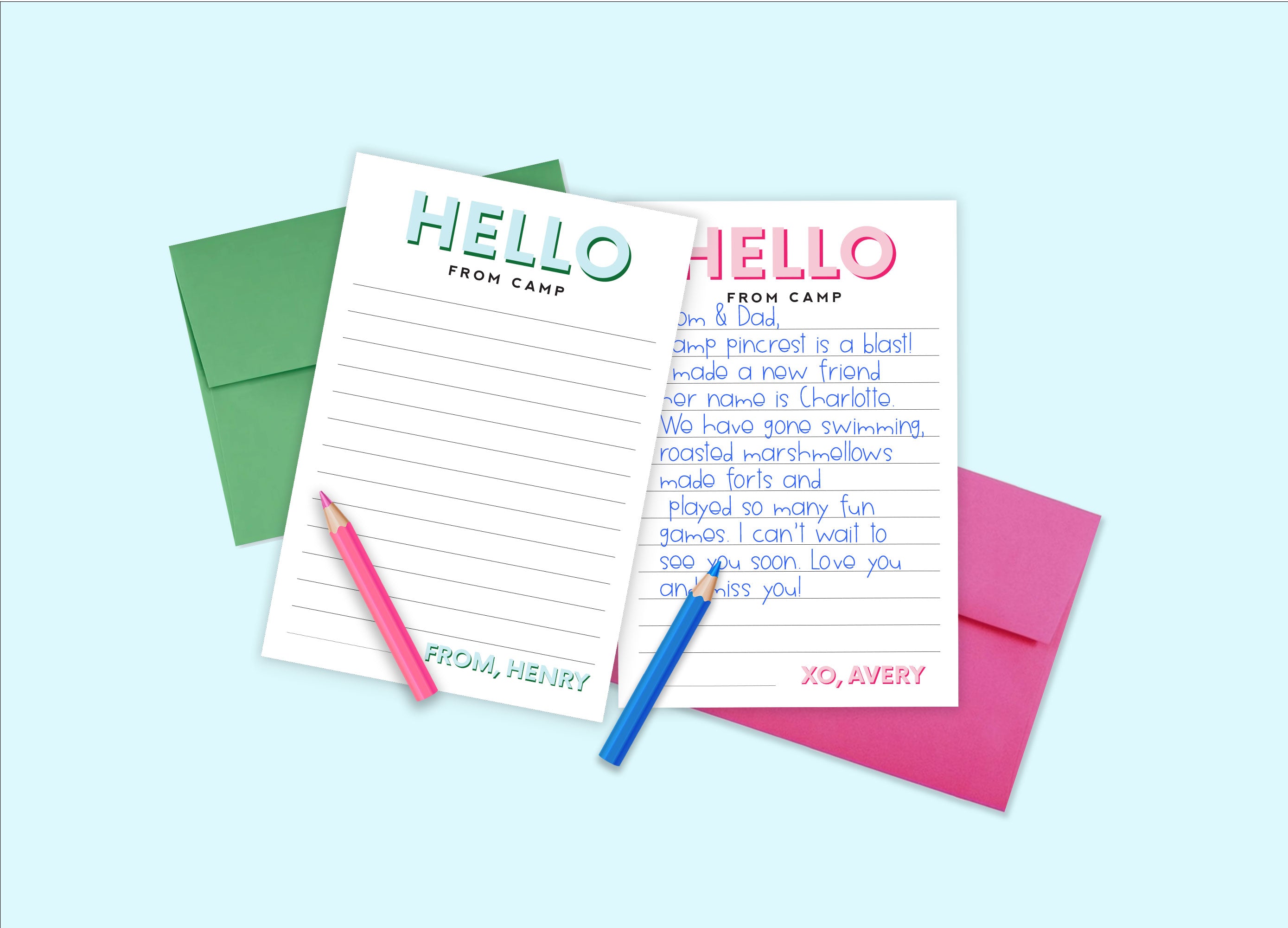 Notepads – Hello From Camp