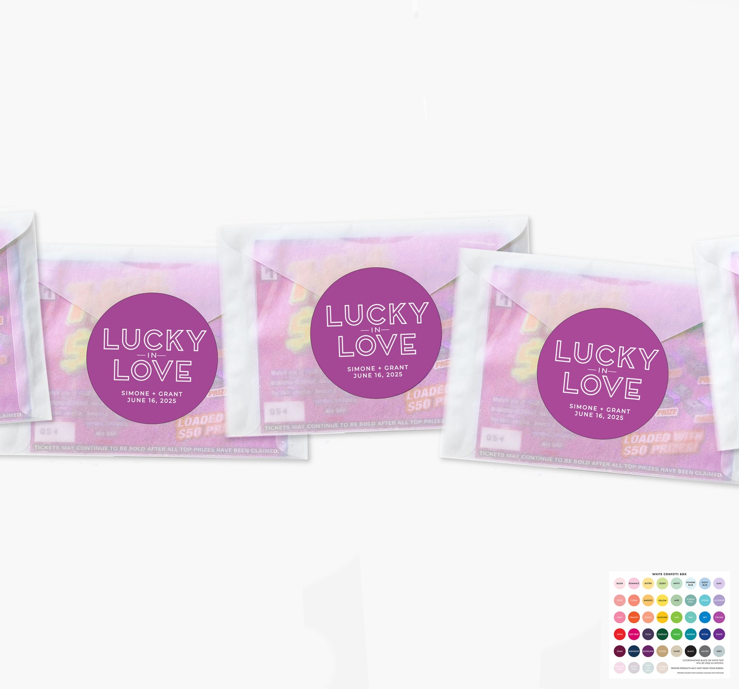 Lottery Envelopes – Lucky In Love