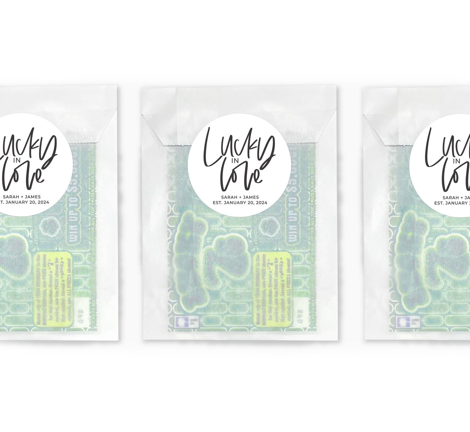 Lottery Envelopes – Lucky In Love