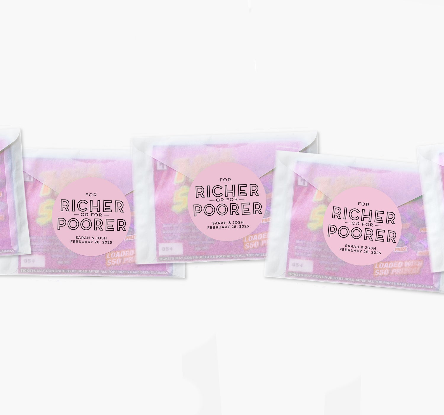 Lottery Envelopes – For Richer Or For Poorer