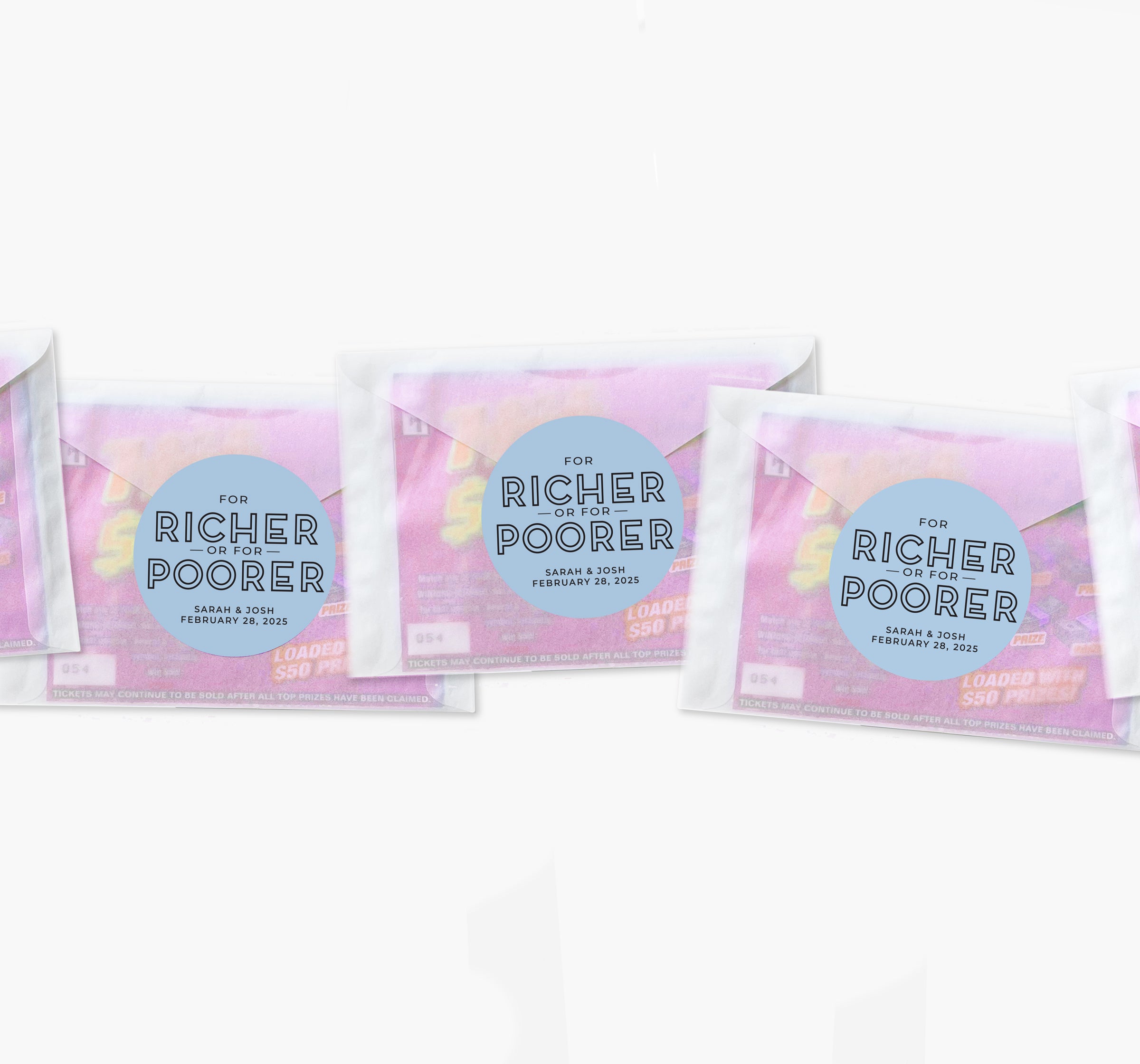 Lottery Envelopes – For Richer Or For Poorer