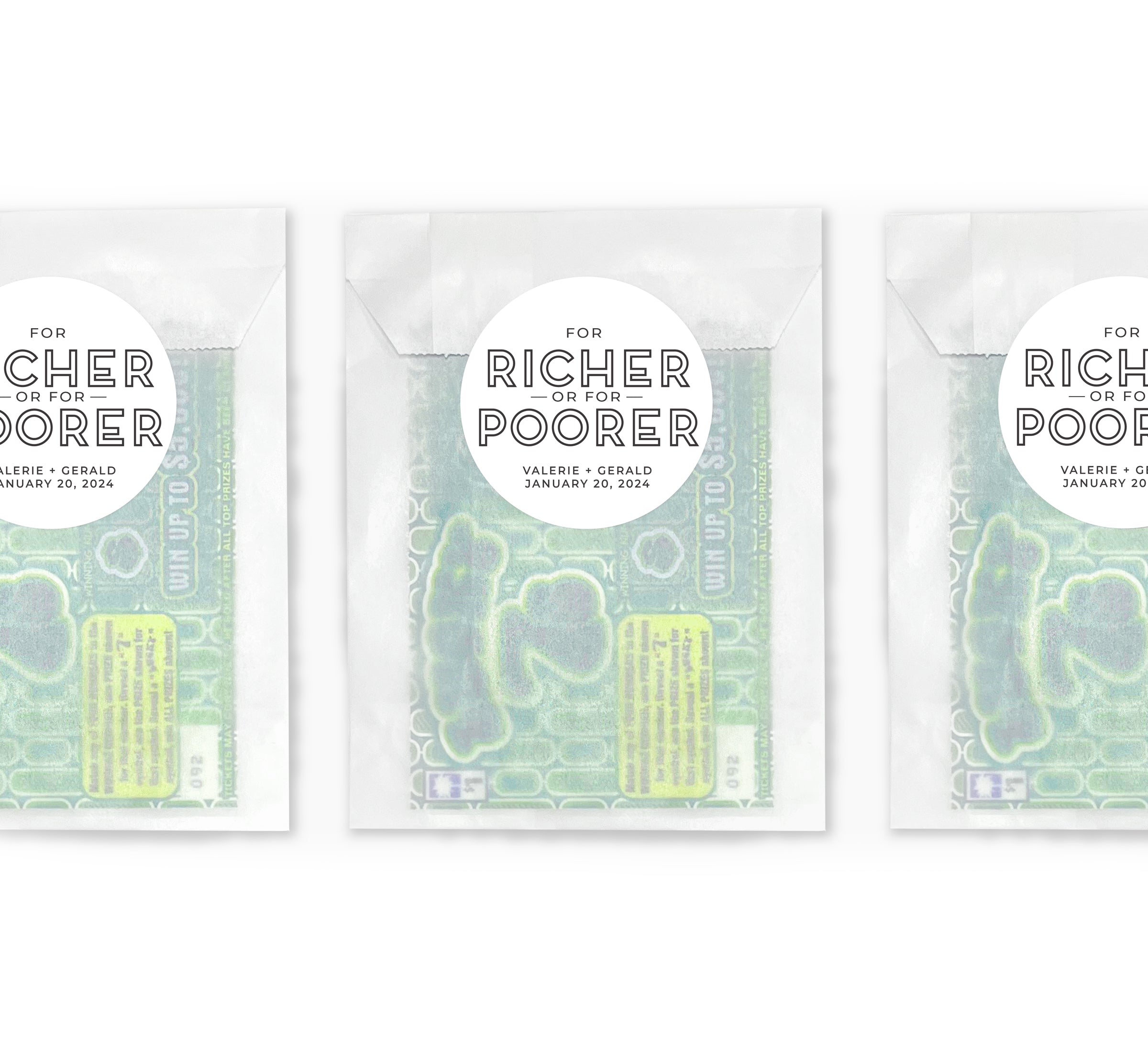 Lottery Envelopes – For Richer Or For Poorer