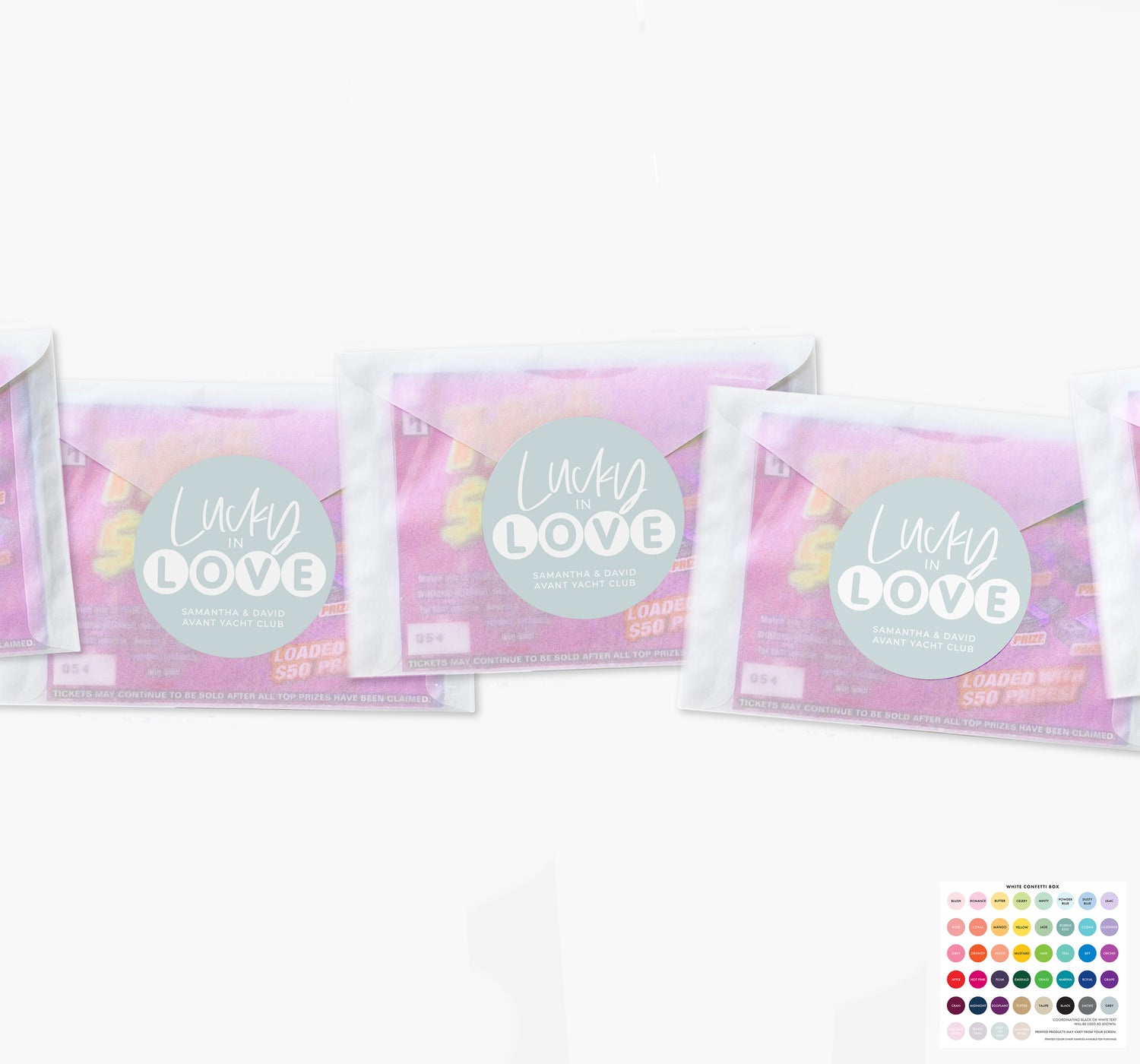 Lottery Envelopes – Lucky In Love