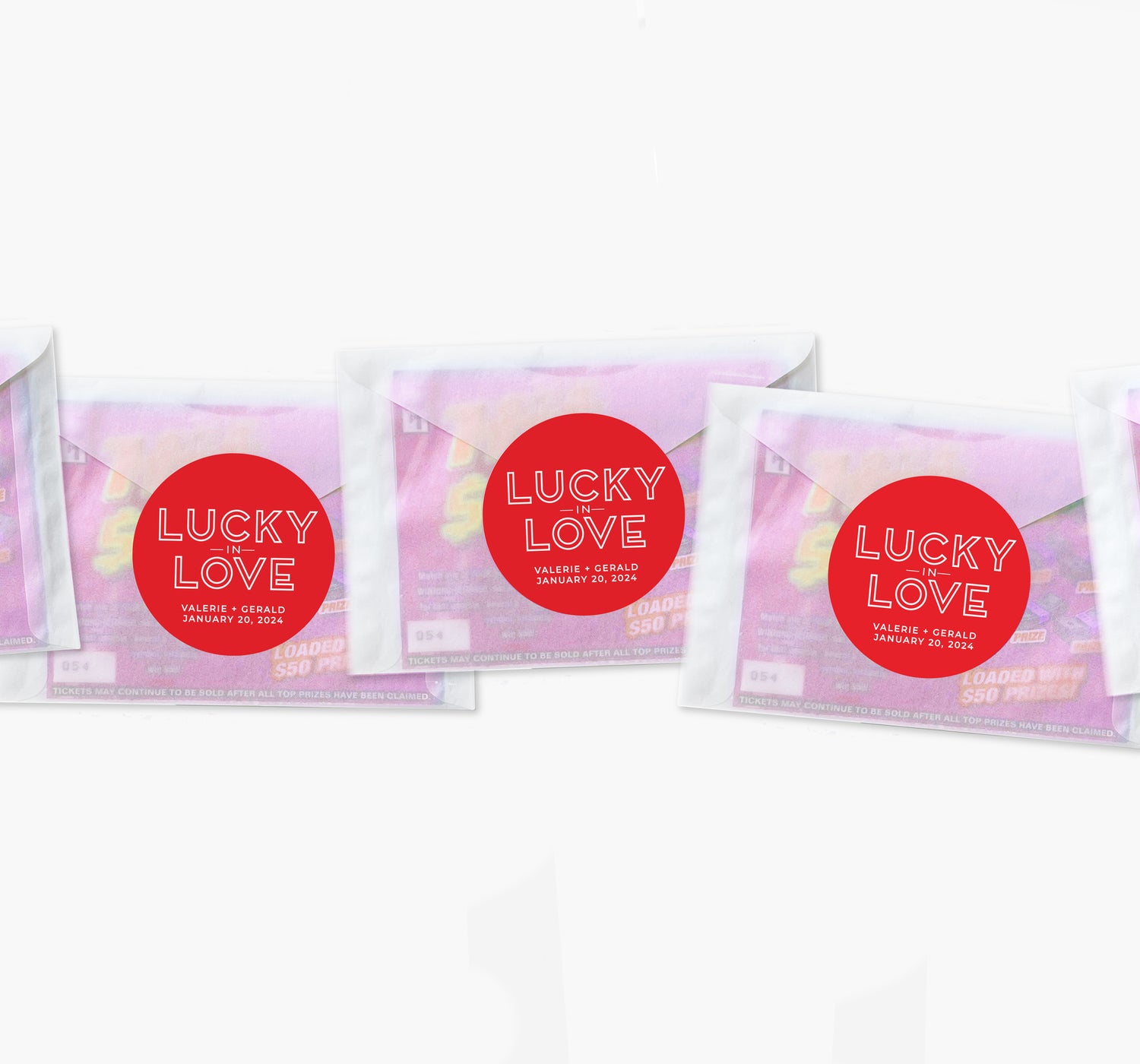 Lottery Envelopes – Lucky In Love