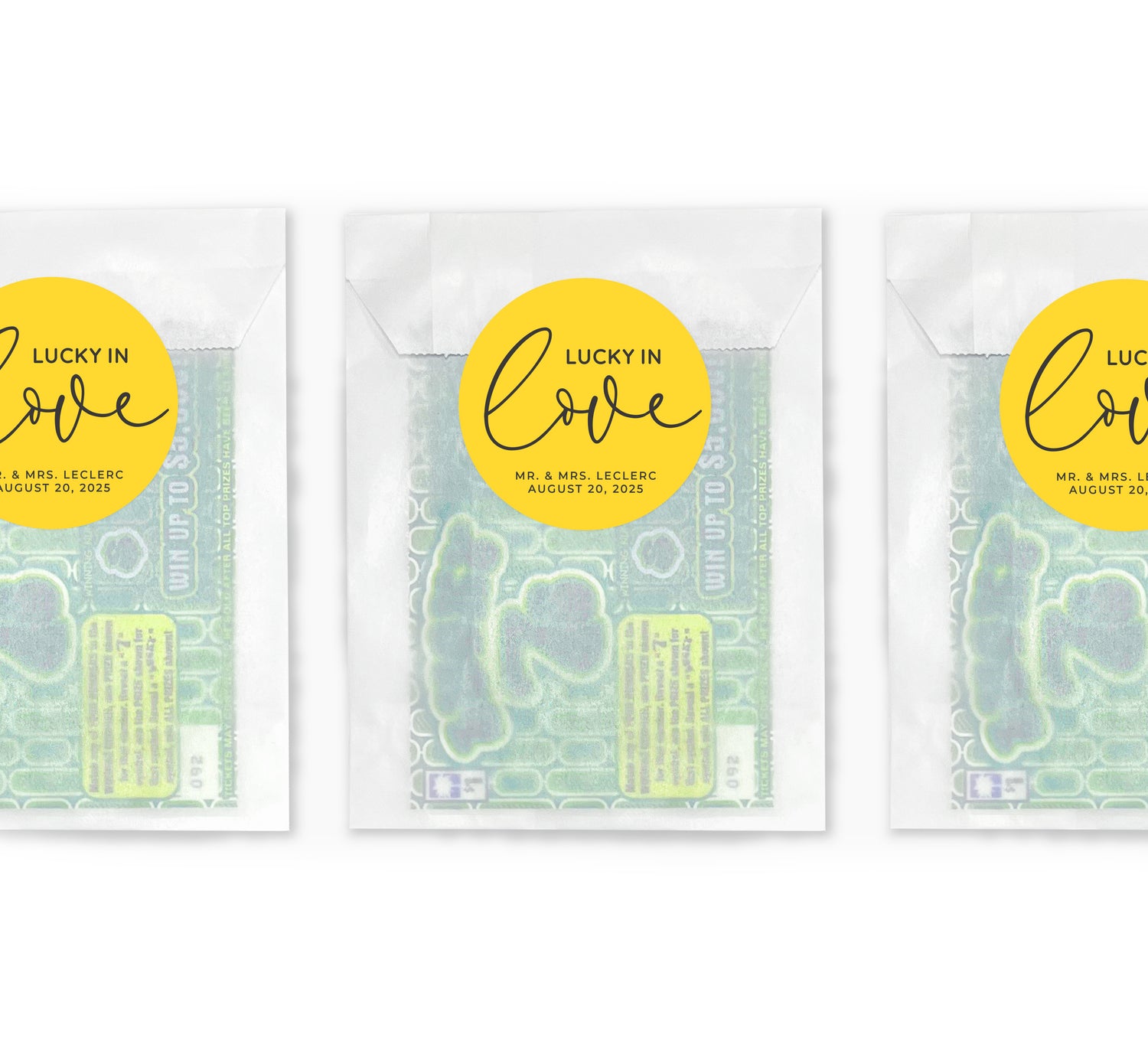 Lottery Envelopes – Lucky In Love