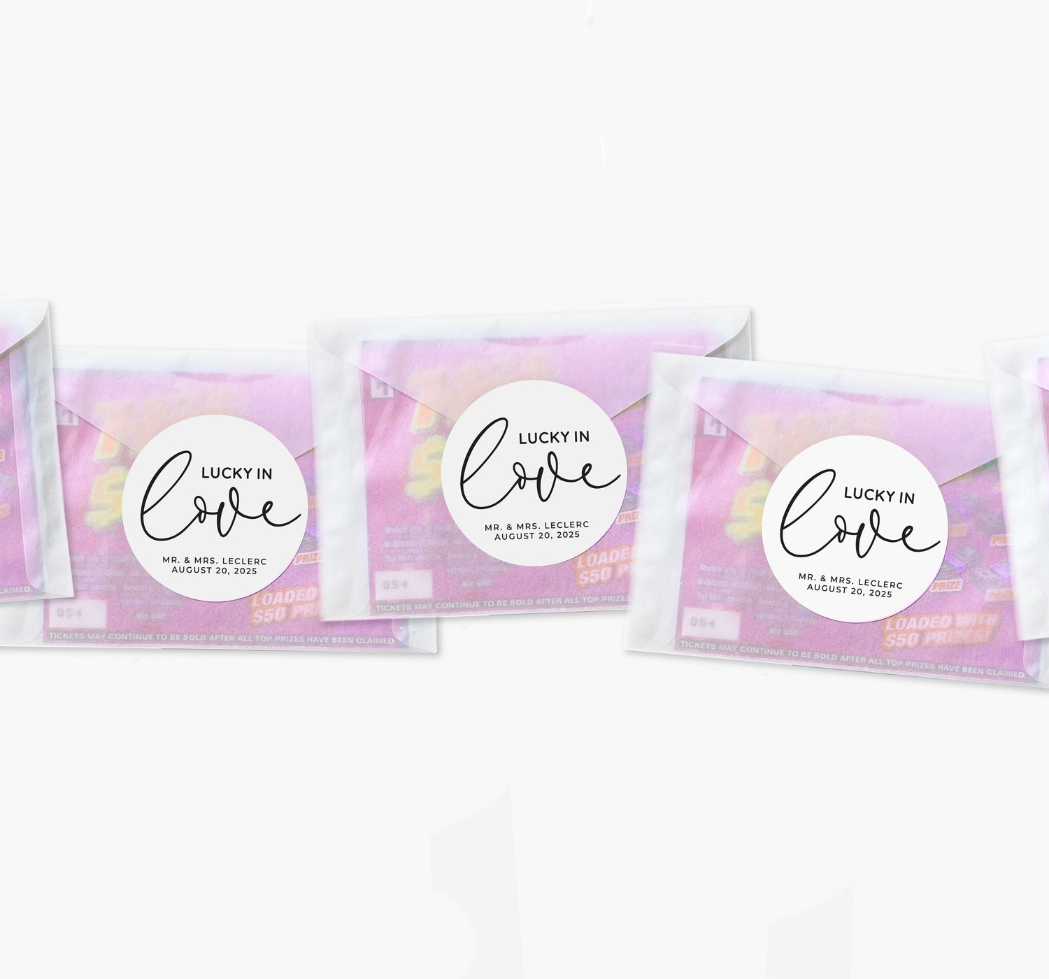 Lottery Envelopes – Lucky In Love