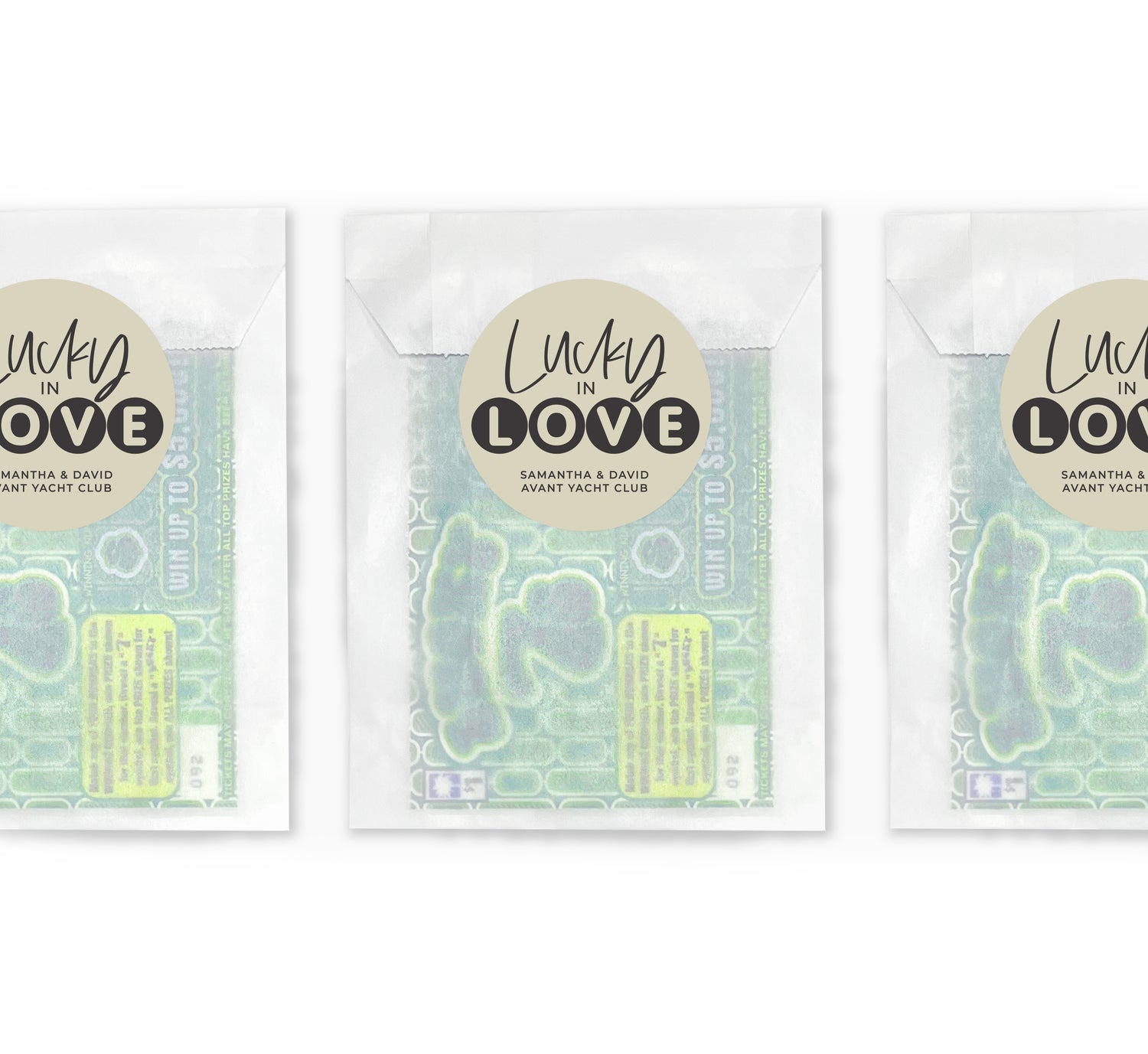 Lottery Envelopes – Lucky In Love