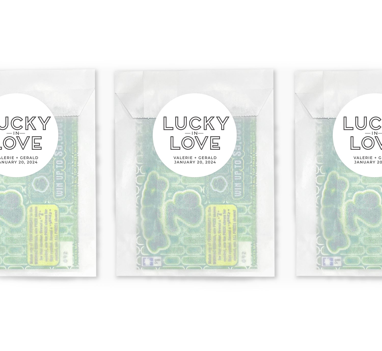 Lottery Envelopes – Lucky In Love