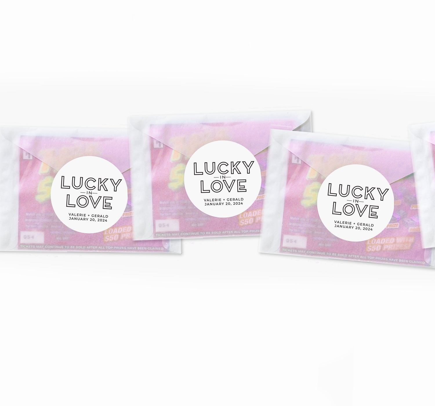 Lottery Envelopes – Lucky In Love