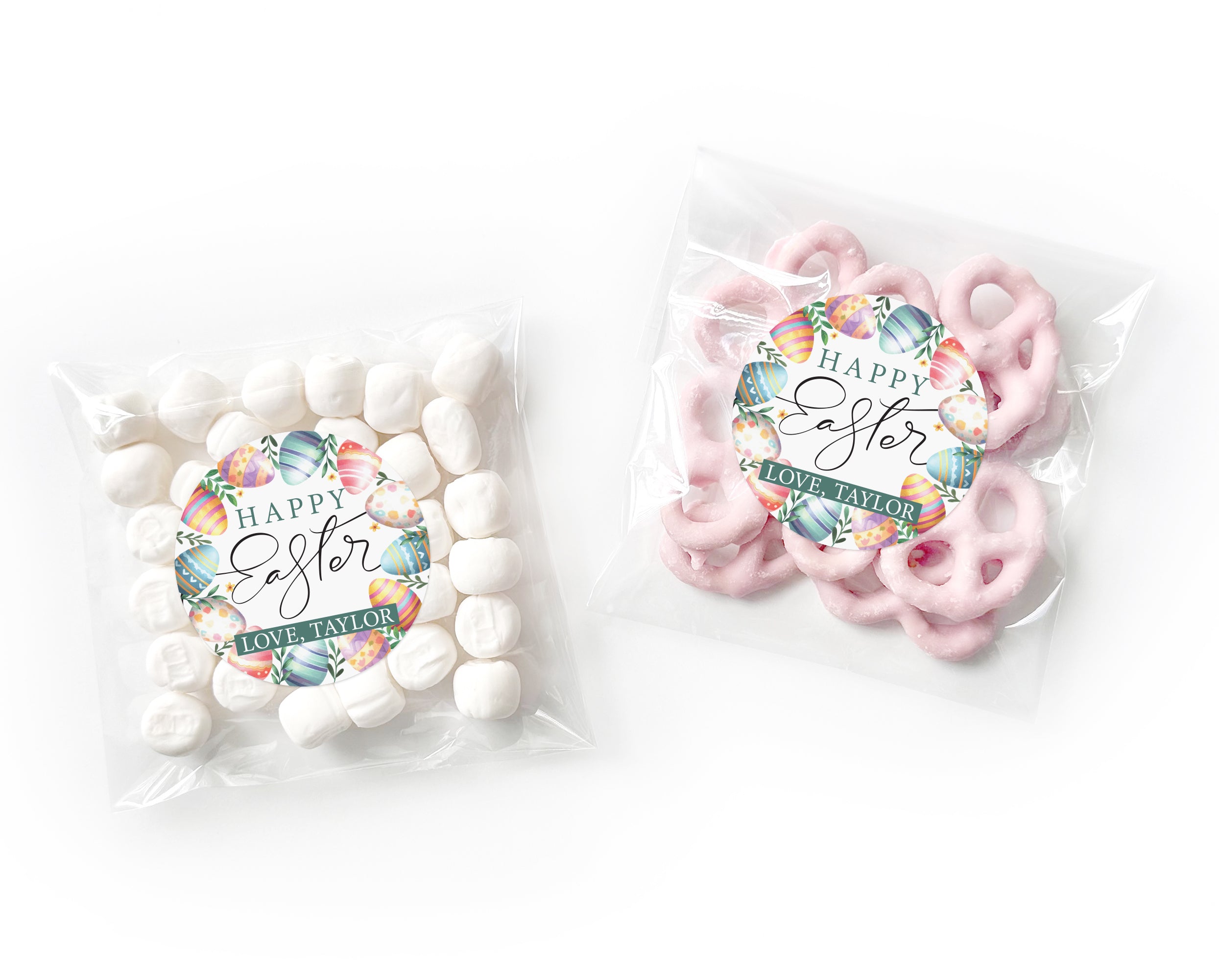 Favor Bags – Watercolor Eggs