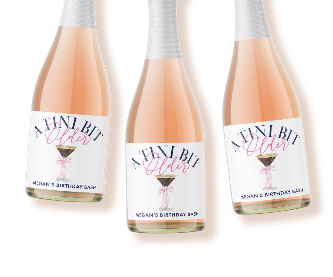 Champagne Labels – A Tini Bit Older Espresso