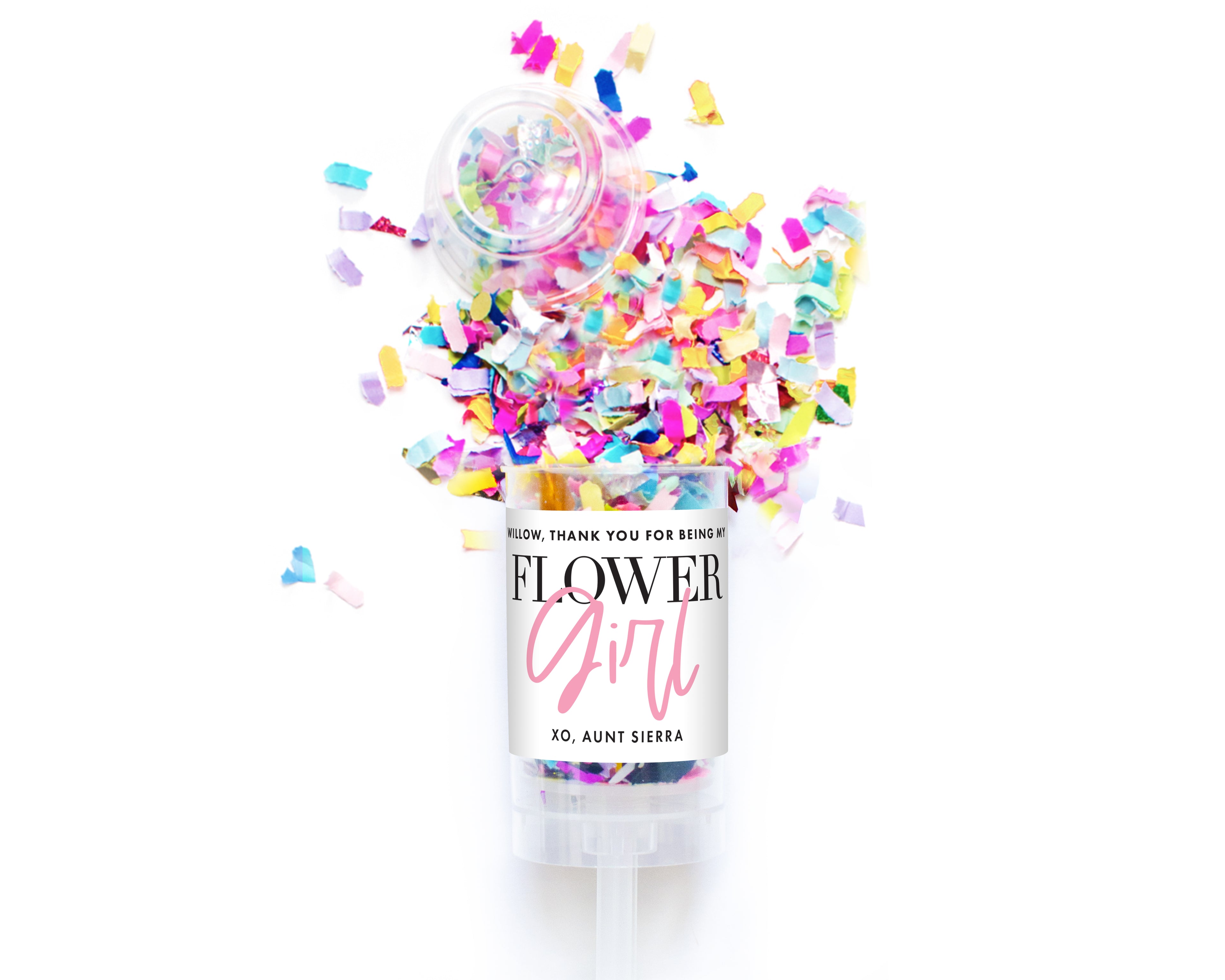 Confetti Poppers – Flower Girl