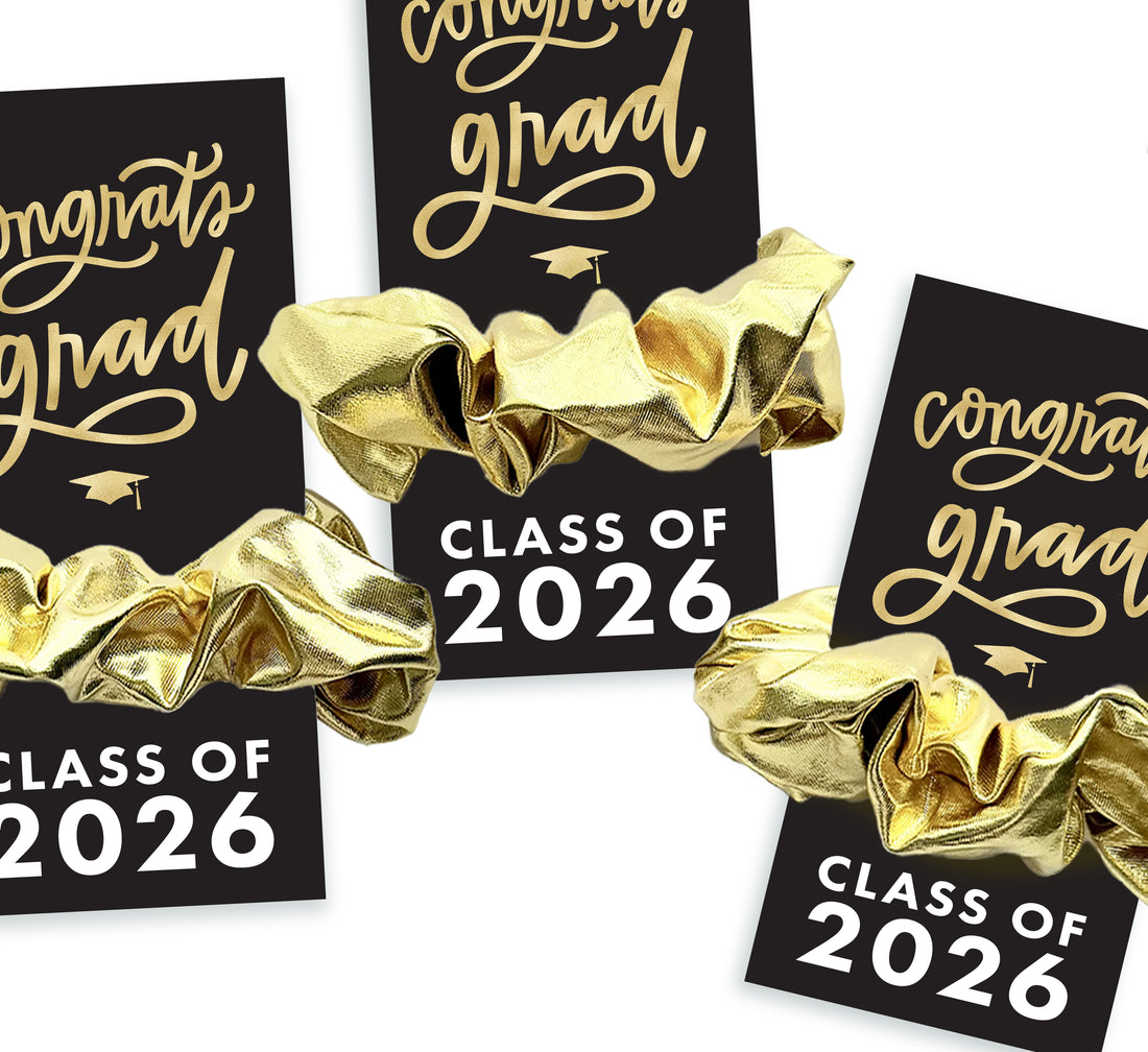 Scrunchies – Congrats Grad – Elegant