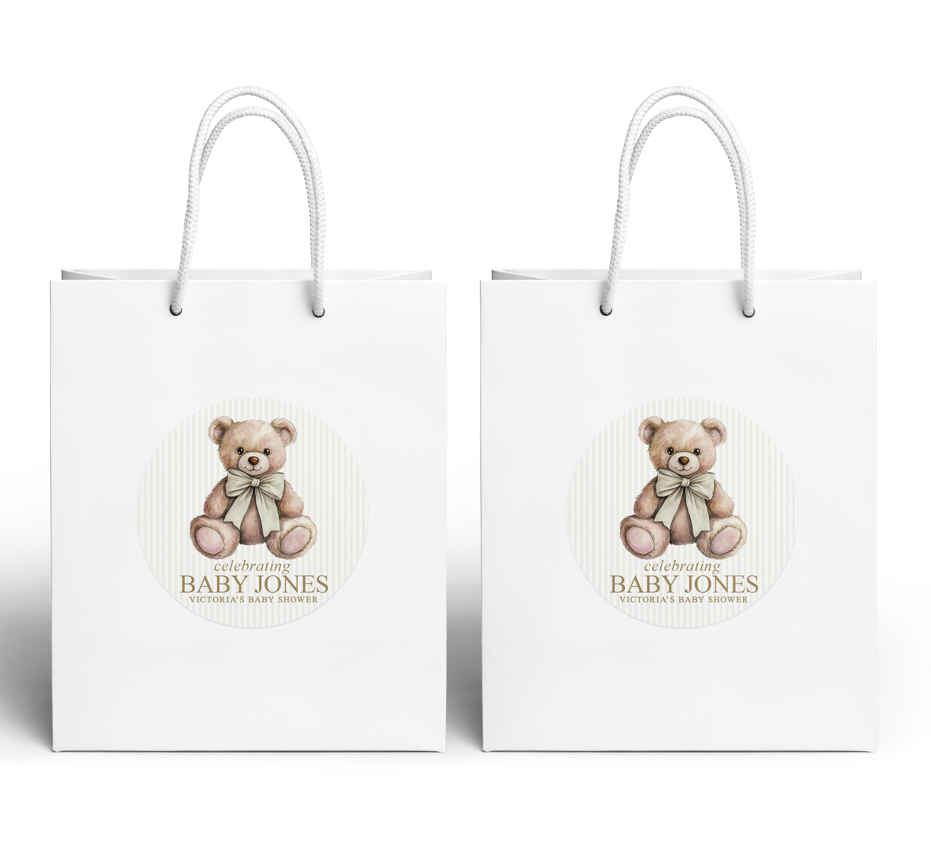 Gift Bag – Beige Bear