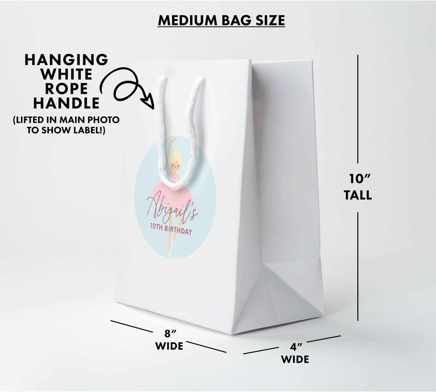 Gift Bag – Birthday Ballerina