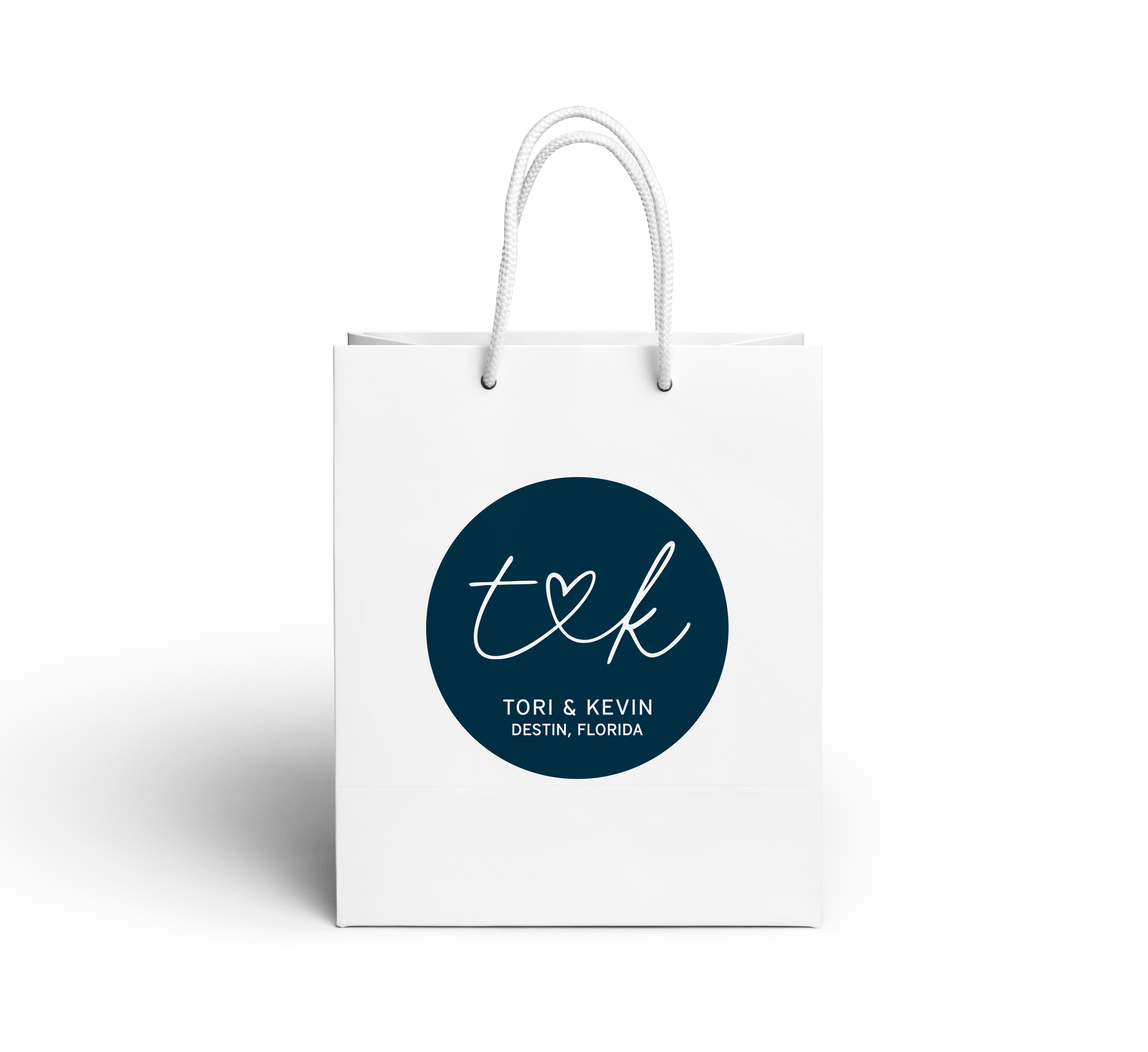 Gift Bag – Heart Initials