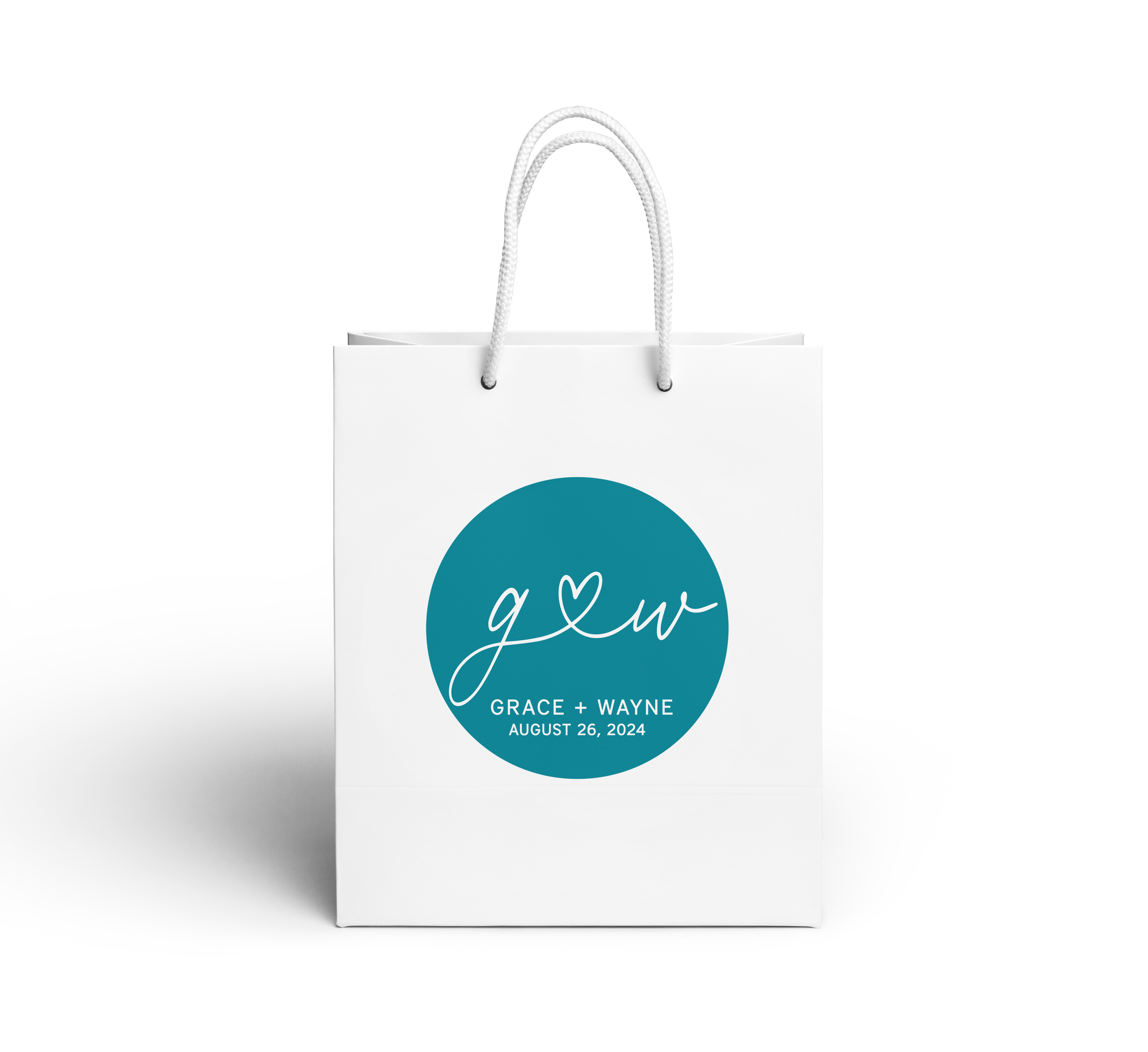 Gift Bag – Heart Initials