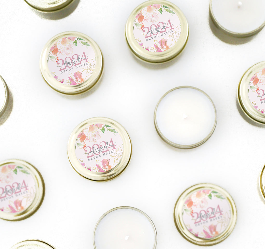 Candles – Graduation Floral