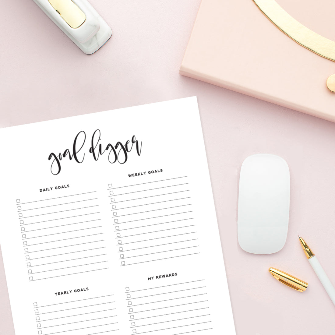 Freebie – Goal Digger Task List